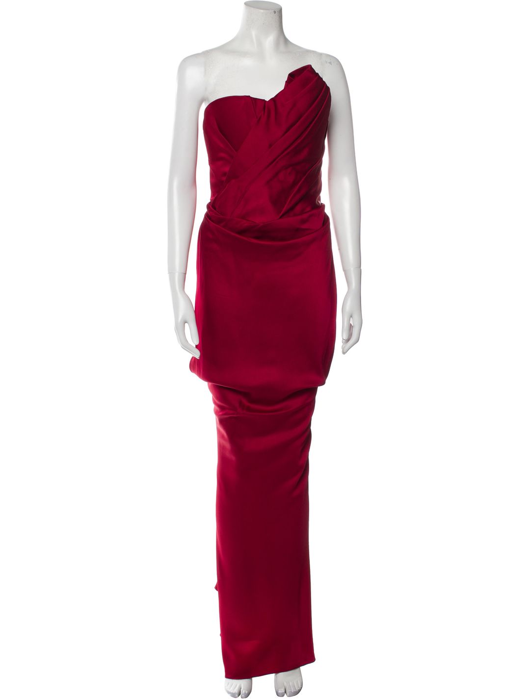 Marchesa Silk Long Dress