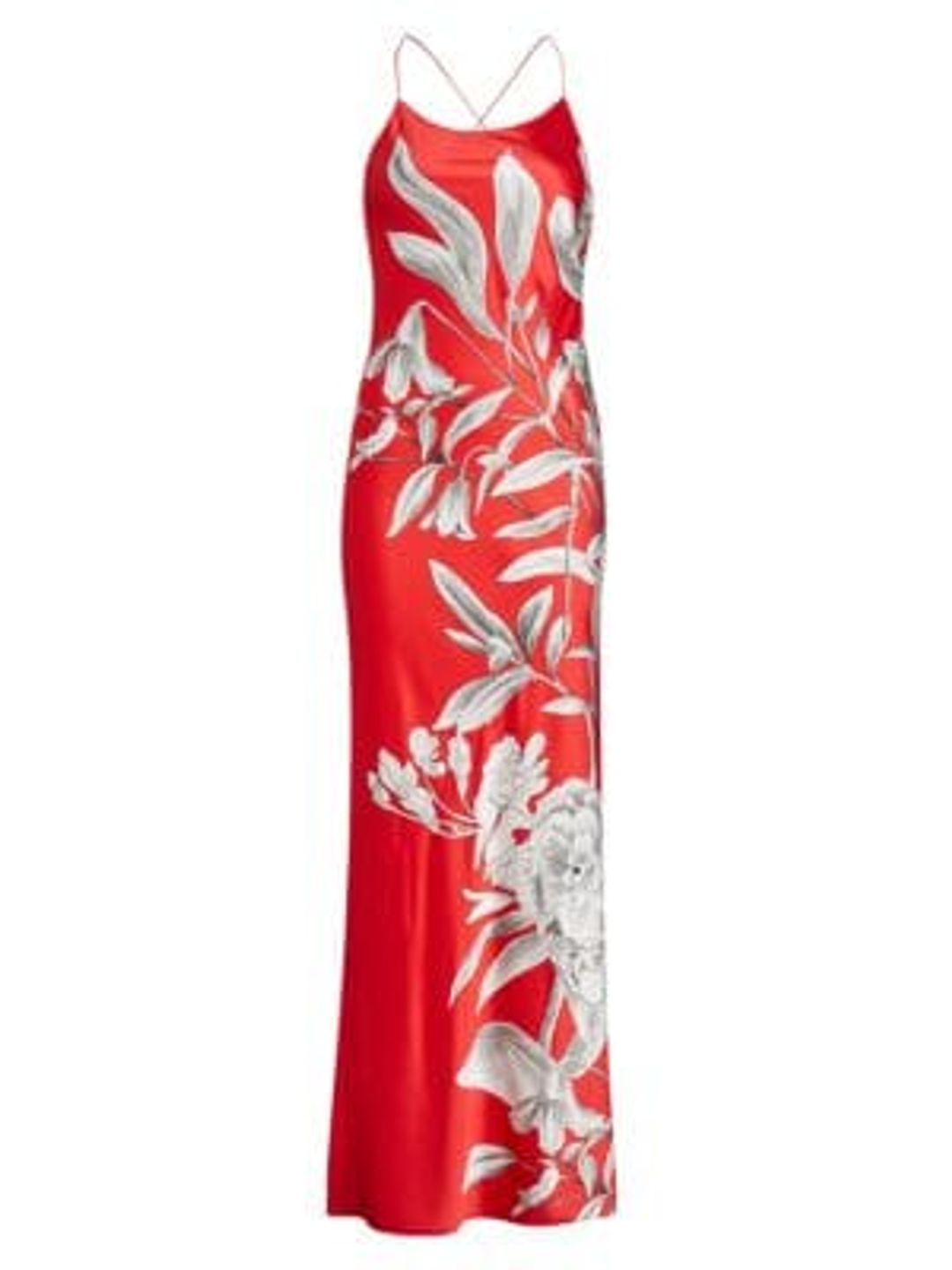 Paloma Floral Satin Maxi Dress #2