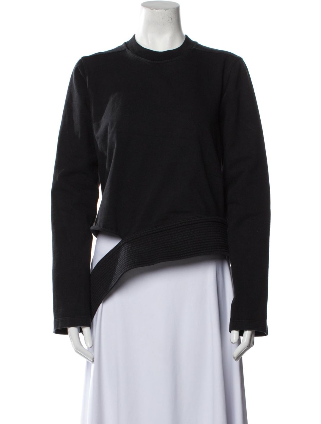 Rick Owens Drkshdw Crew Neck Long Sleeve Sweatshirt