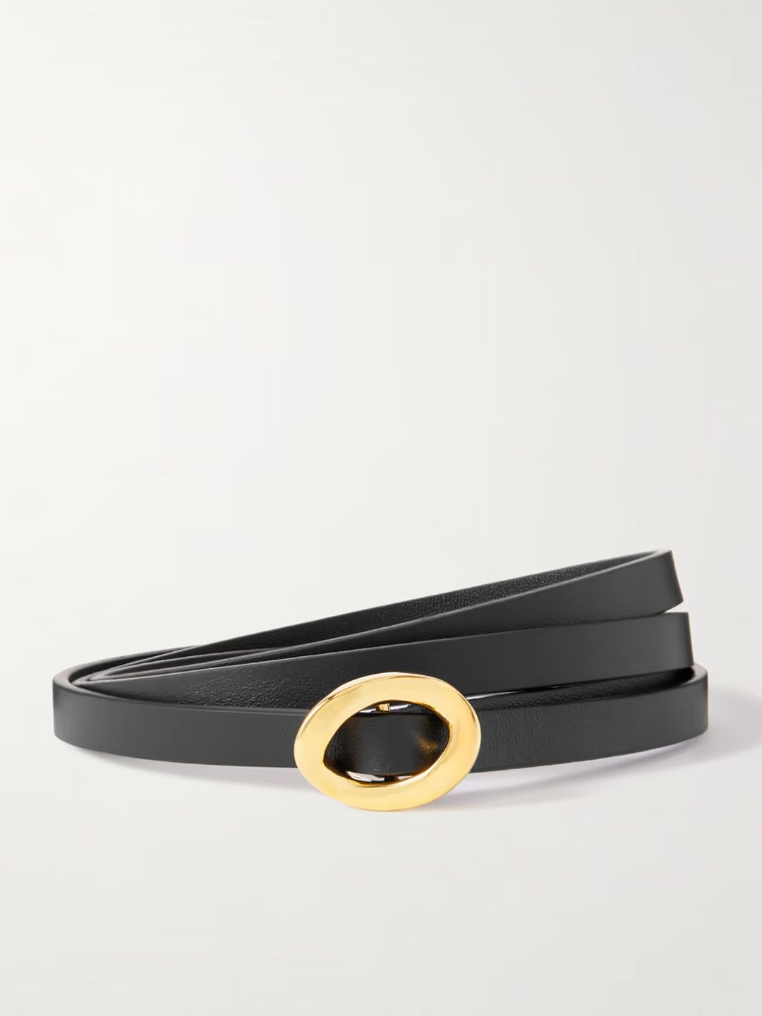 Orbite leather waist belt