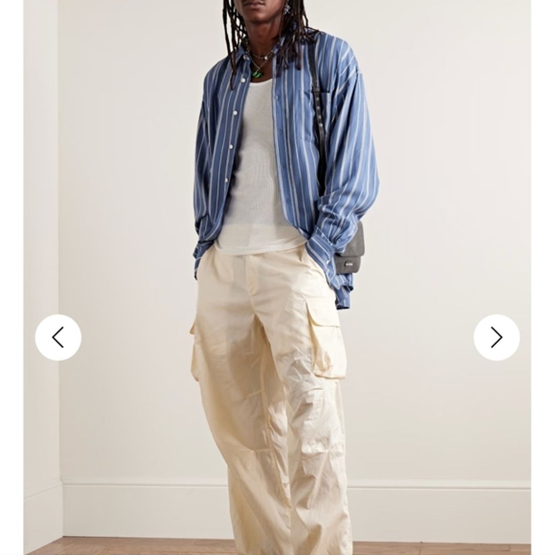 New Acne Studios oversized buttons down shirt