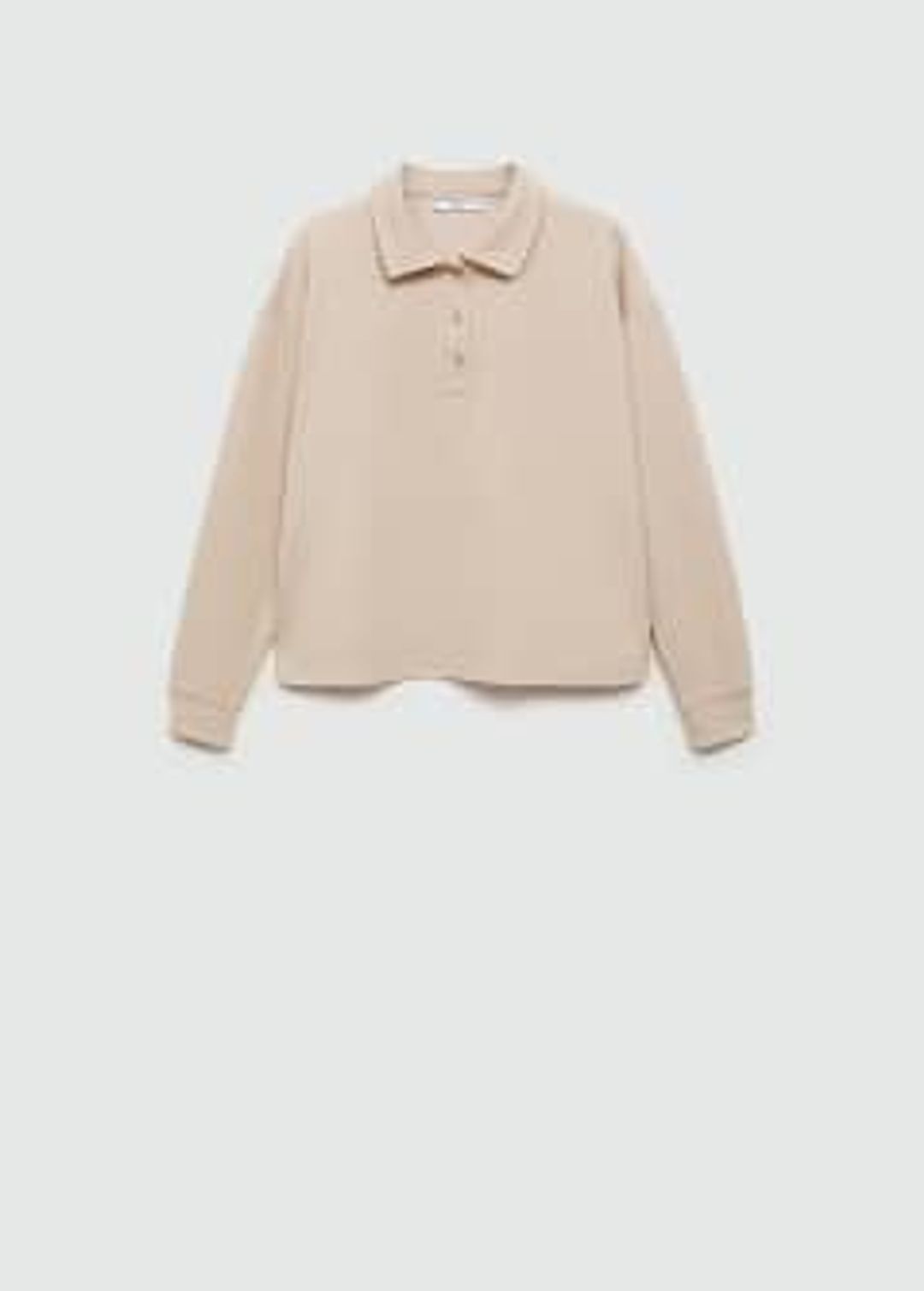 Polo-neck sweatshirt