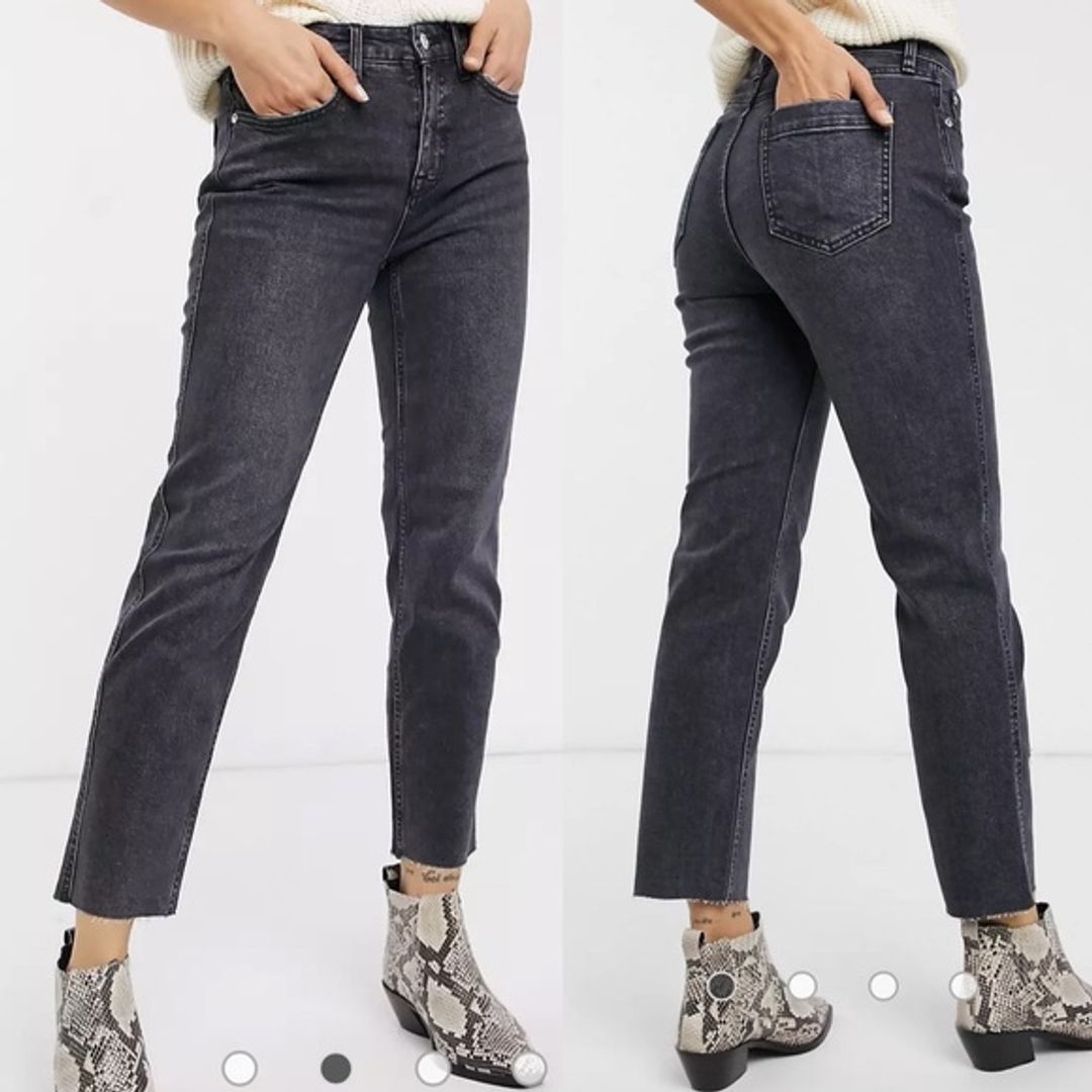 Free People Curvy Crvy High Rise Vintage Straight Leg Jeans