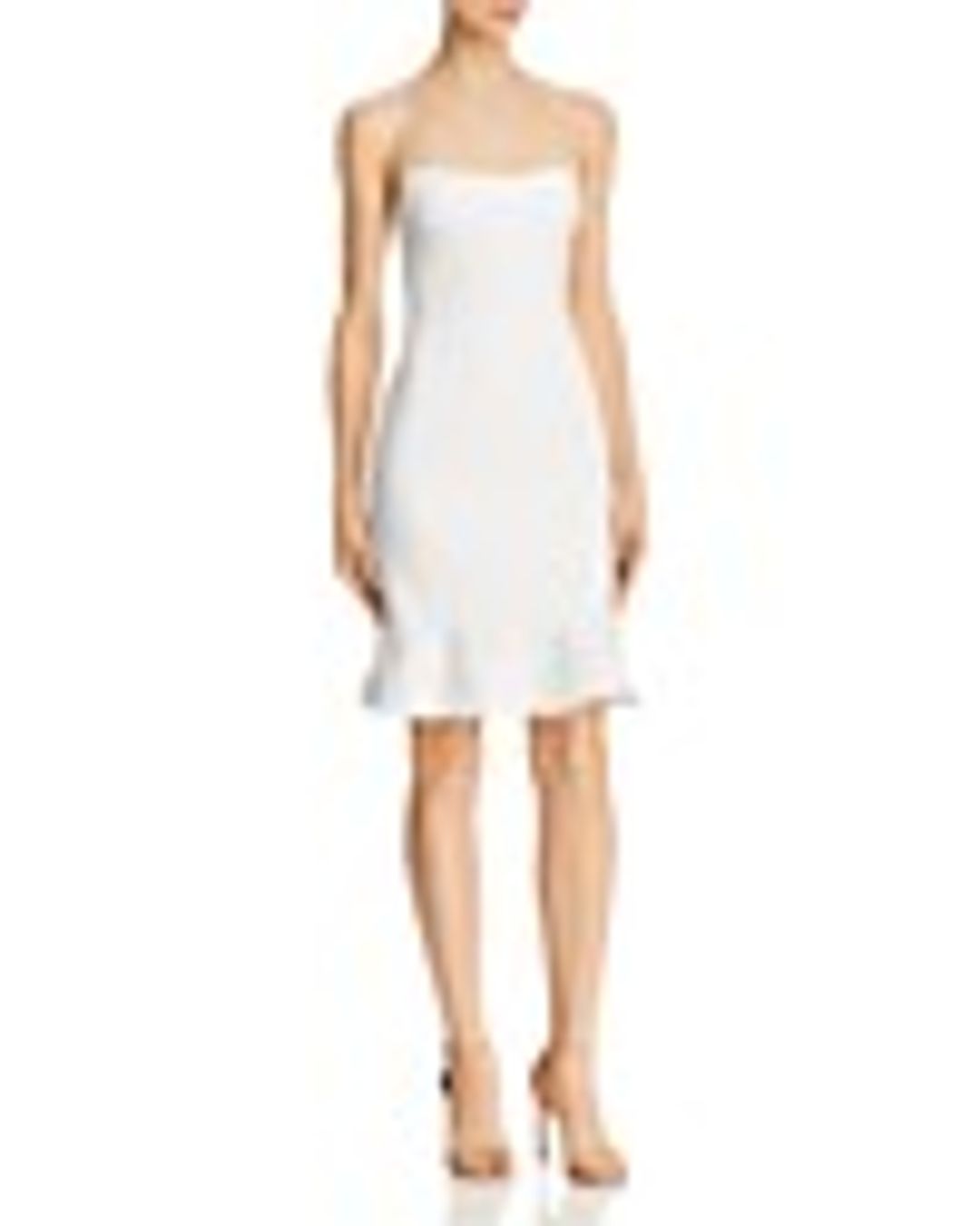 LIKELY Banks Flounced Hem Slip Dress