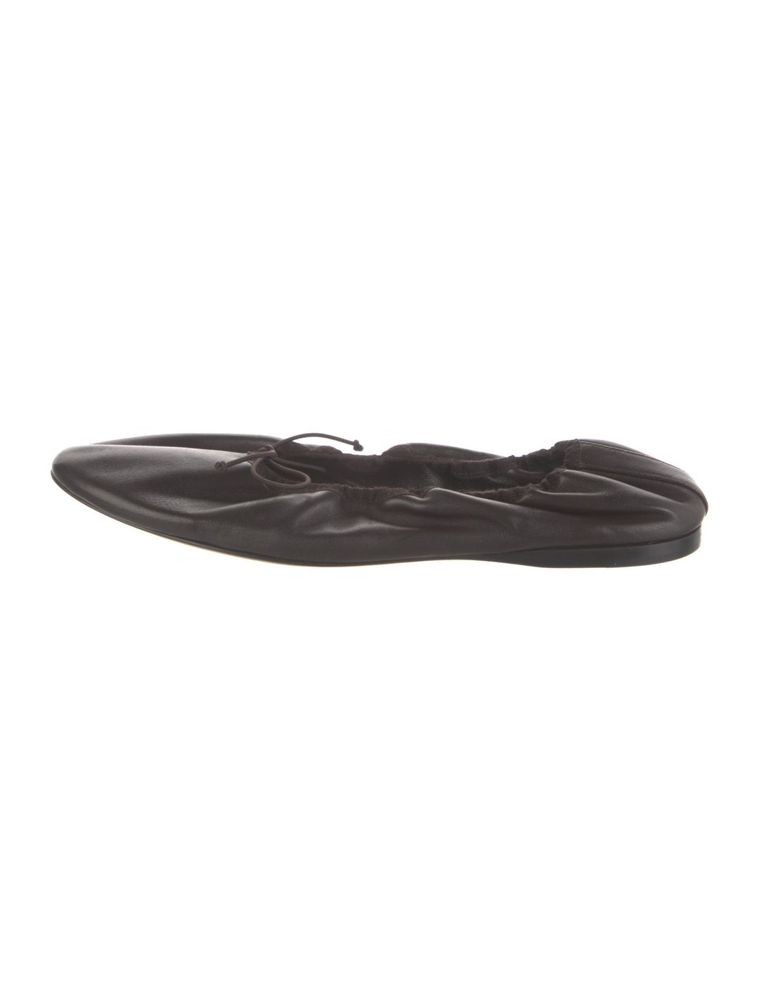 The Row Leather Ballet Flats
