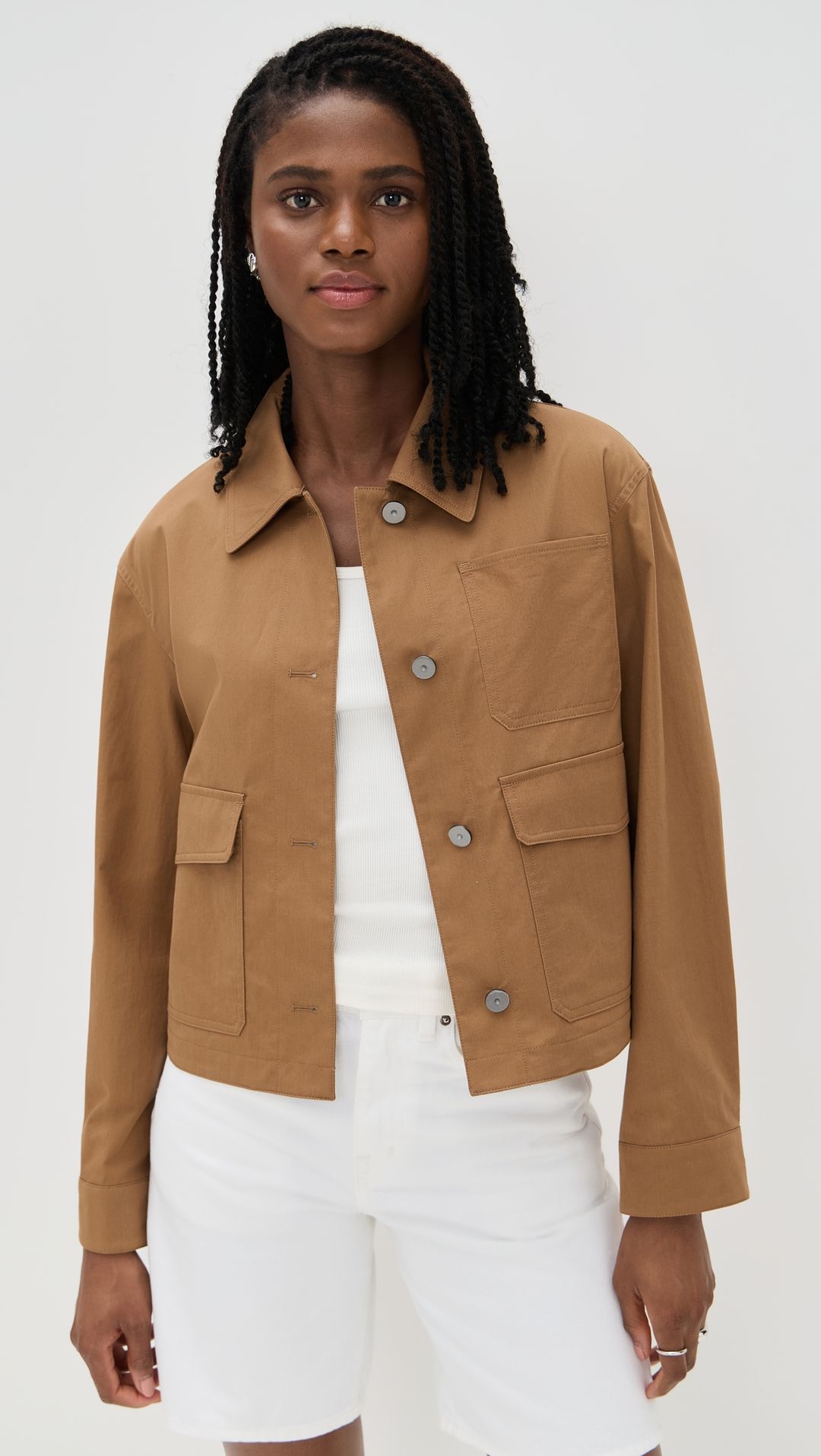 Crop Work Jacket