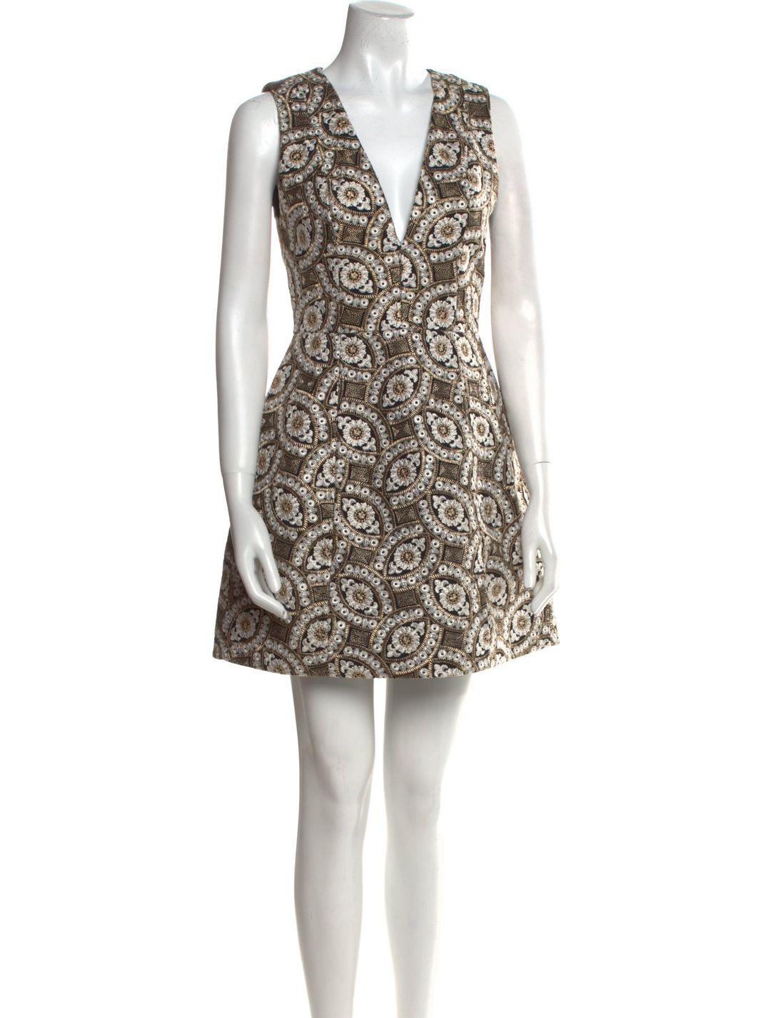 Alice + Olivia Paisley Print Mini Dress