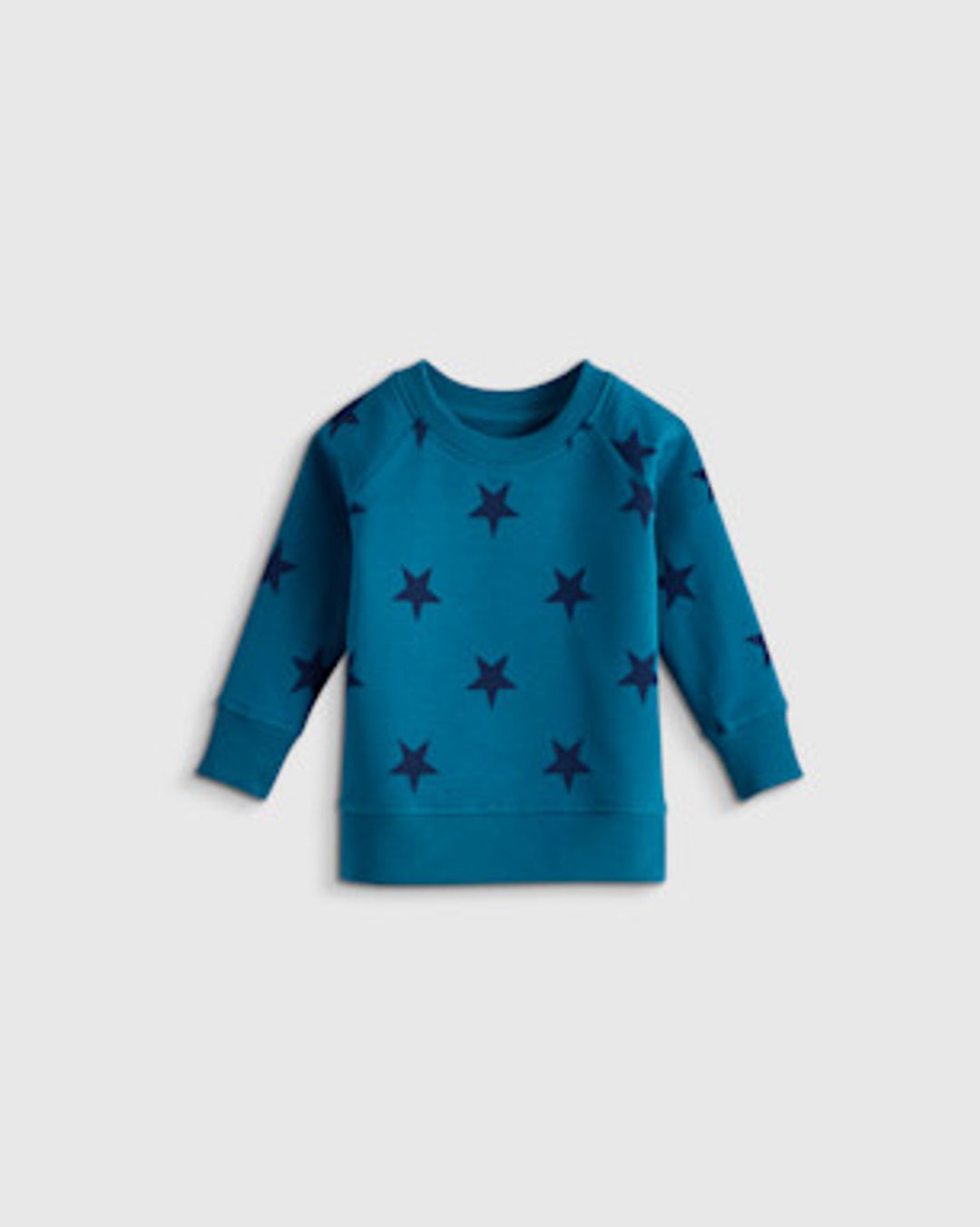 Organic Cotton French Terry Crew Neck Sweatshirt