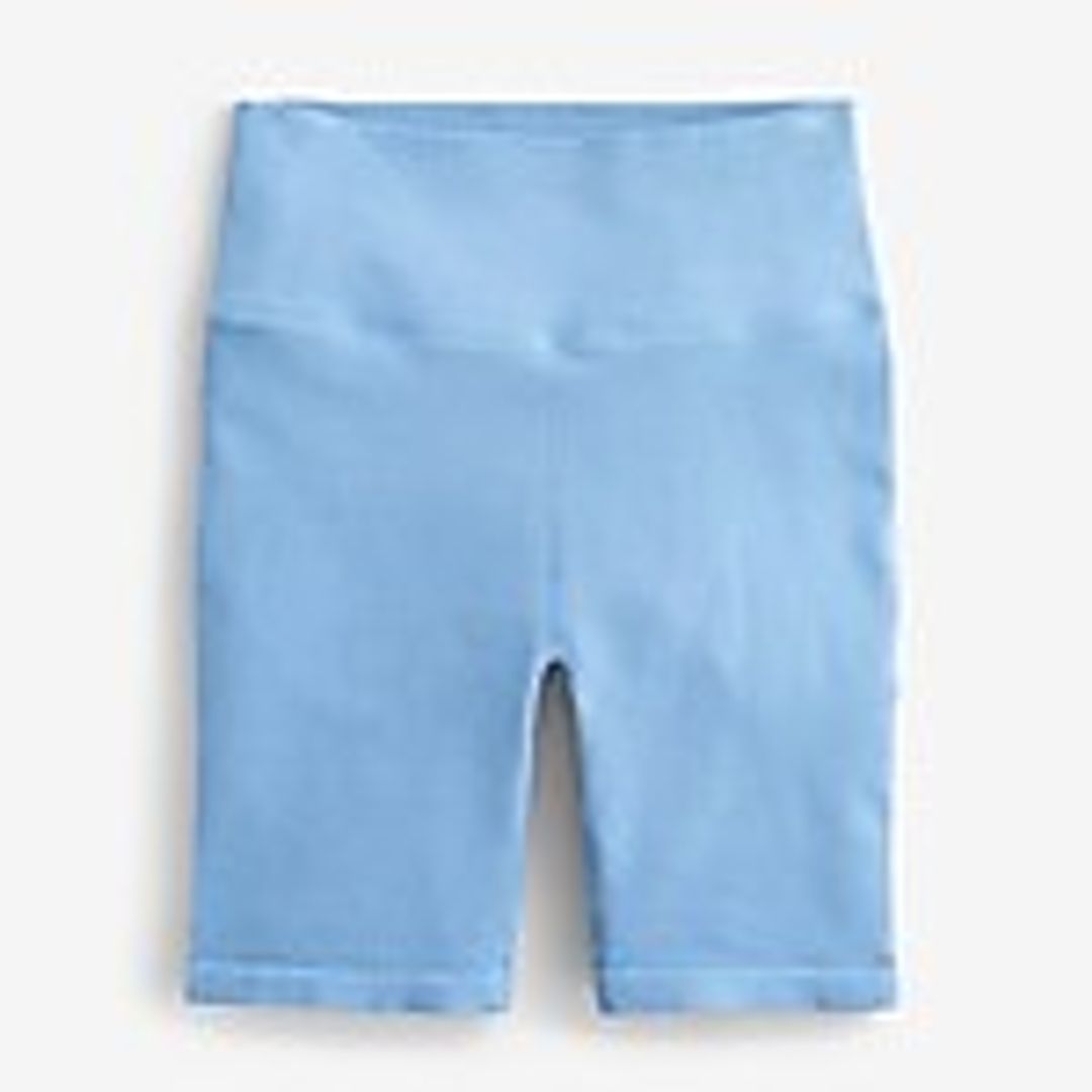 SculptStretch high-rise ribbed bike short