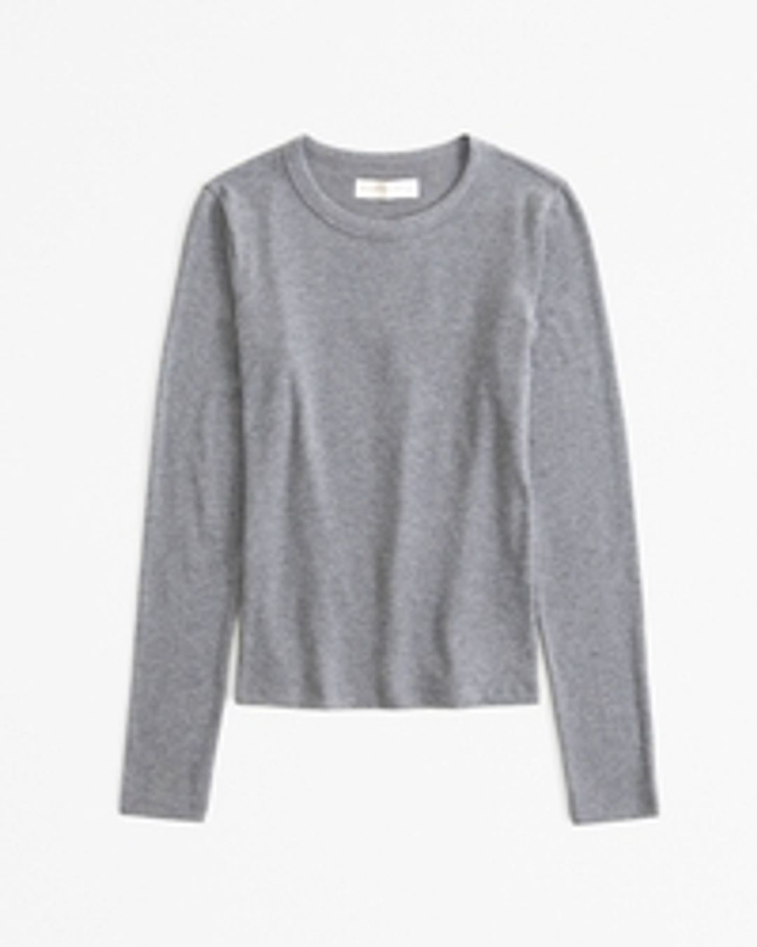 Long-Sleeve Cozy Lounge Knit Tuckable Crew Tee