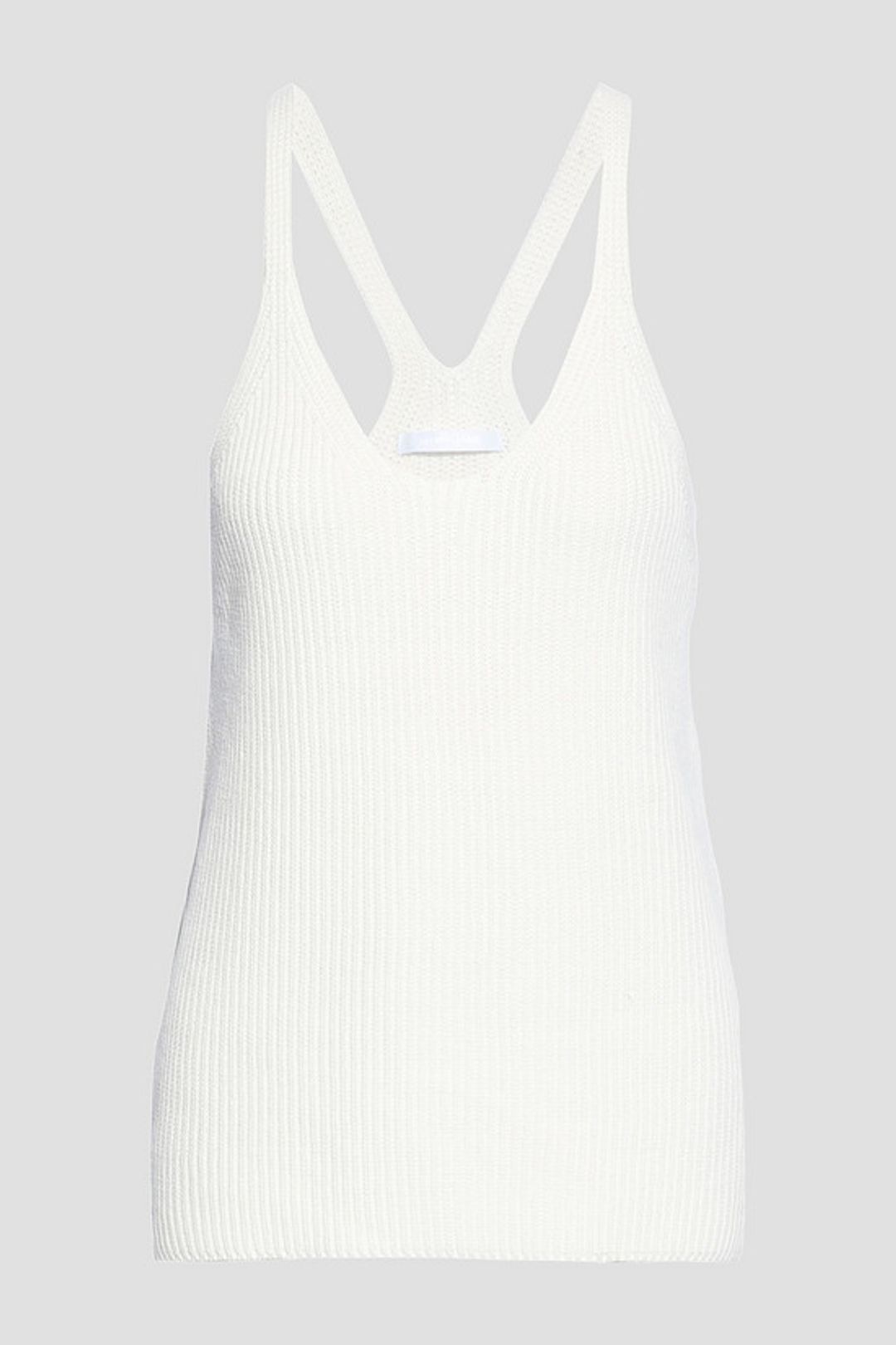Ribbed cotton tank