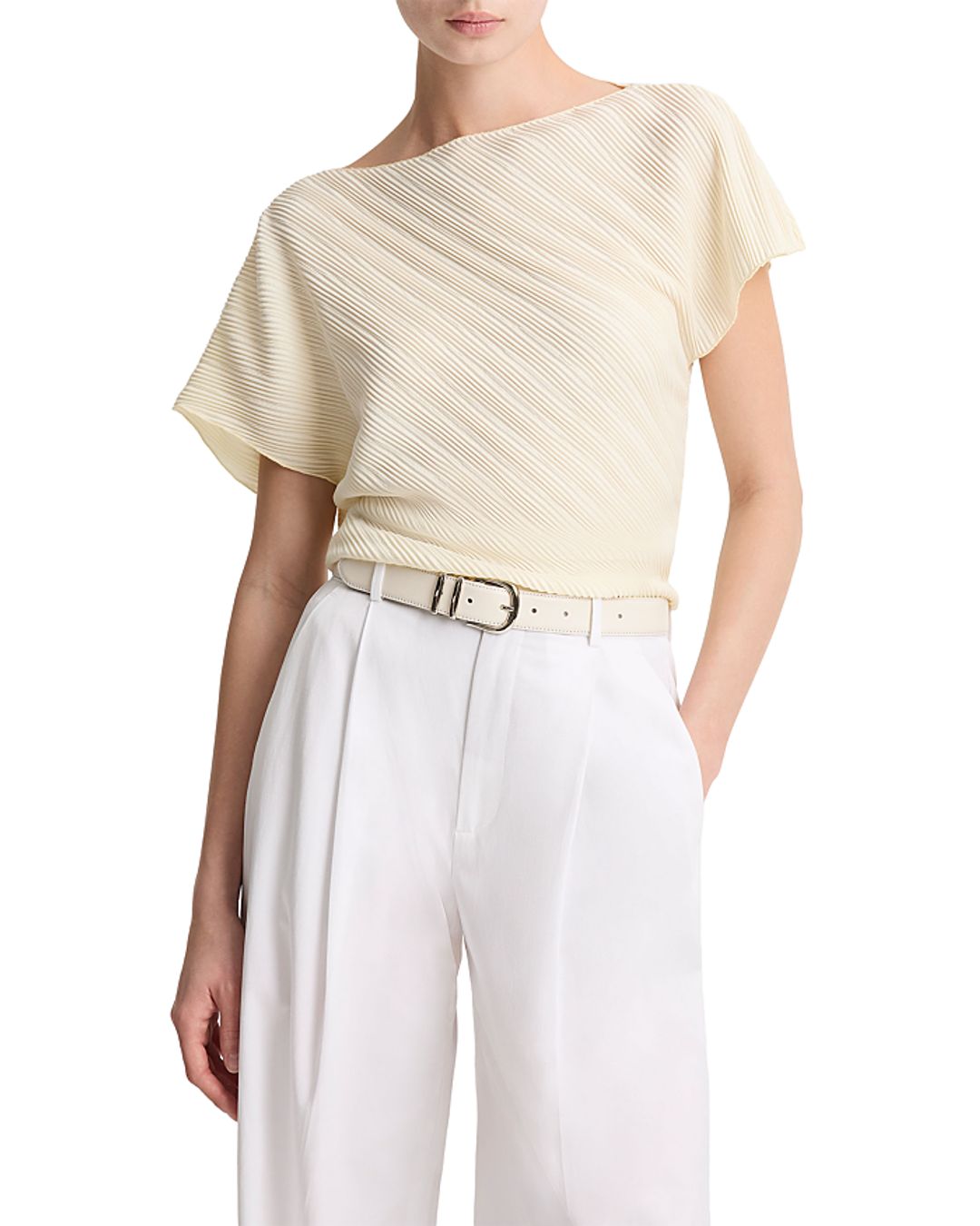 Directional Pleated Top