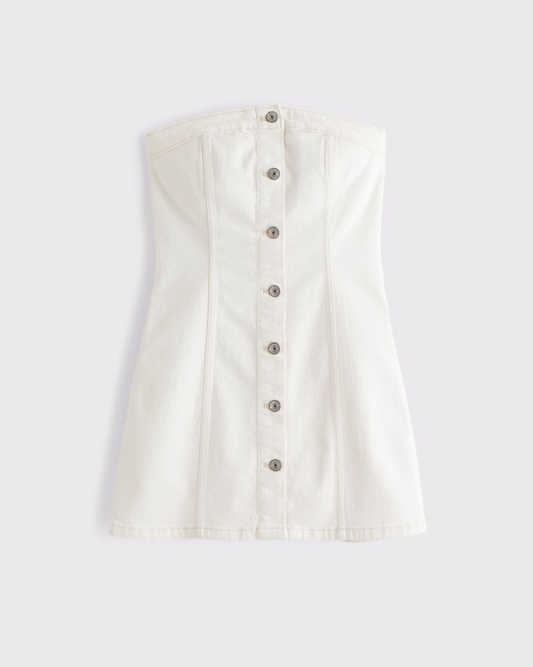 The A&F Mara Strapless Denim Mini Dress