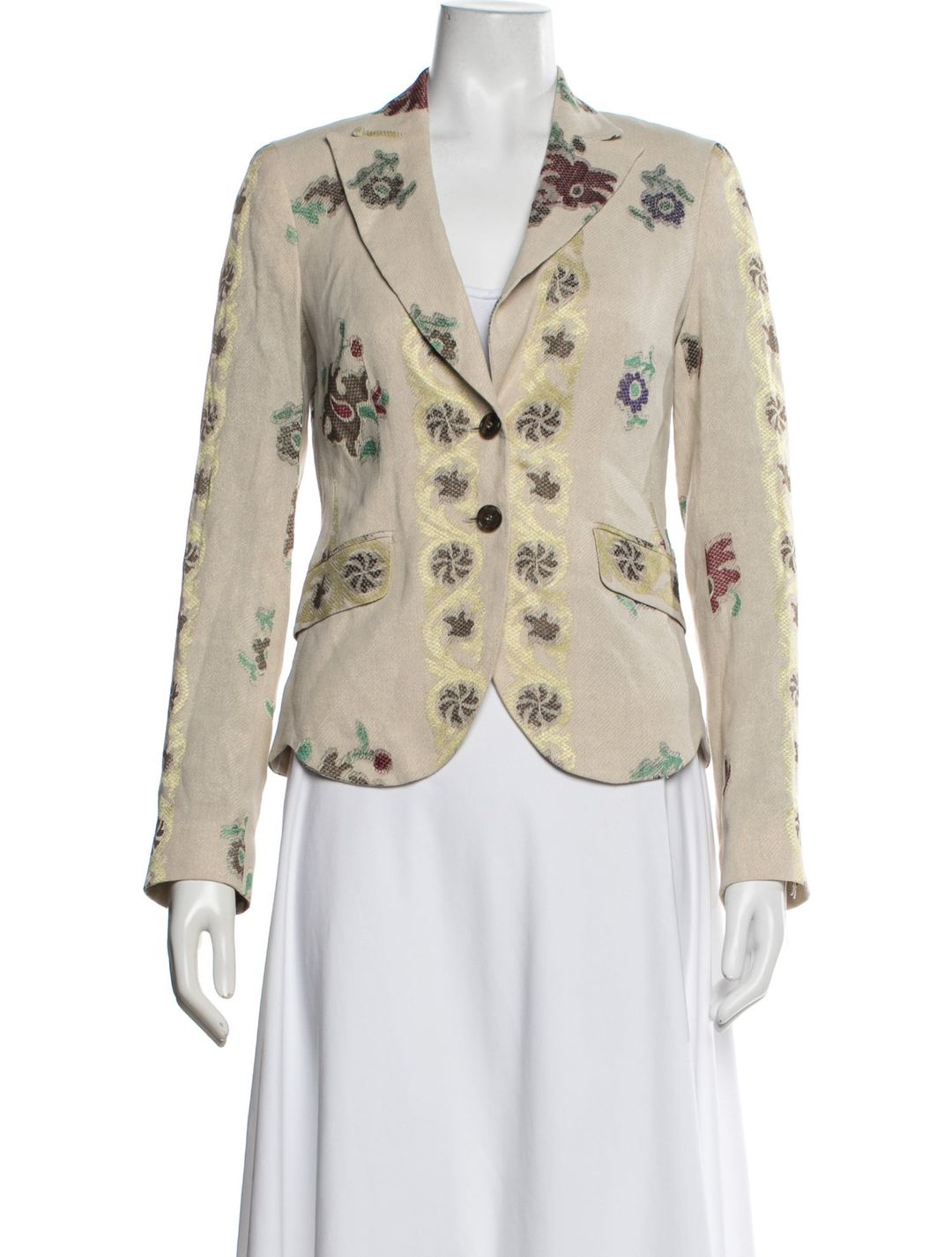 Etro Floral Print Blazer