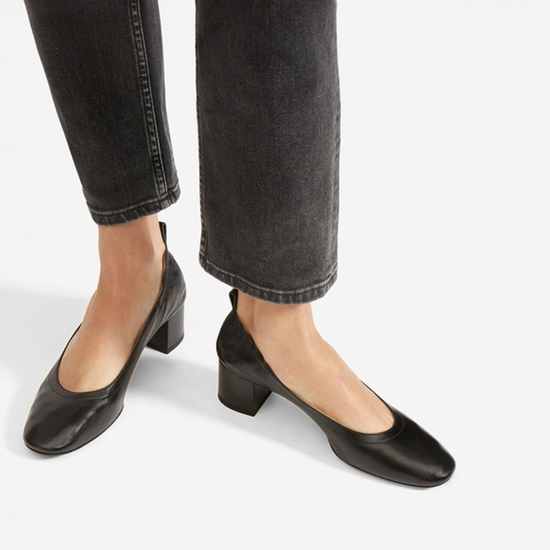 Everlane “The Day” Walkable Heel 100% Italian Leather