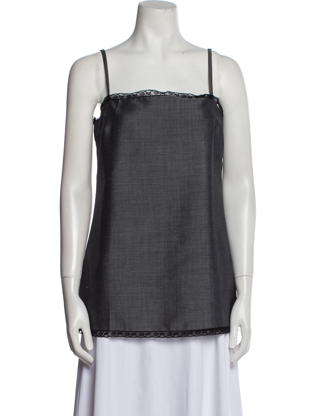 Prada 2016 Square Neckline Top