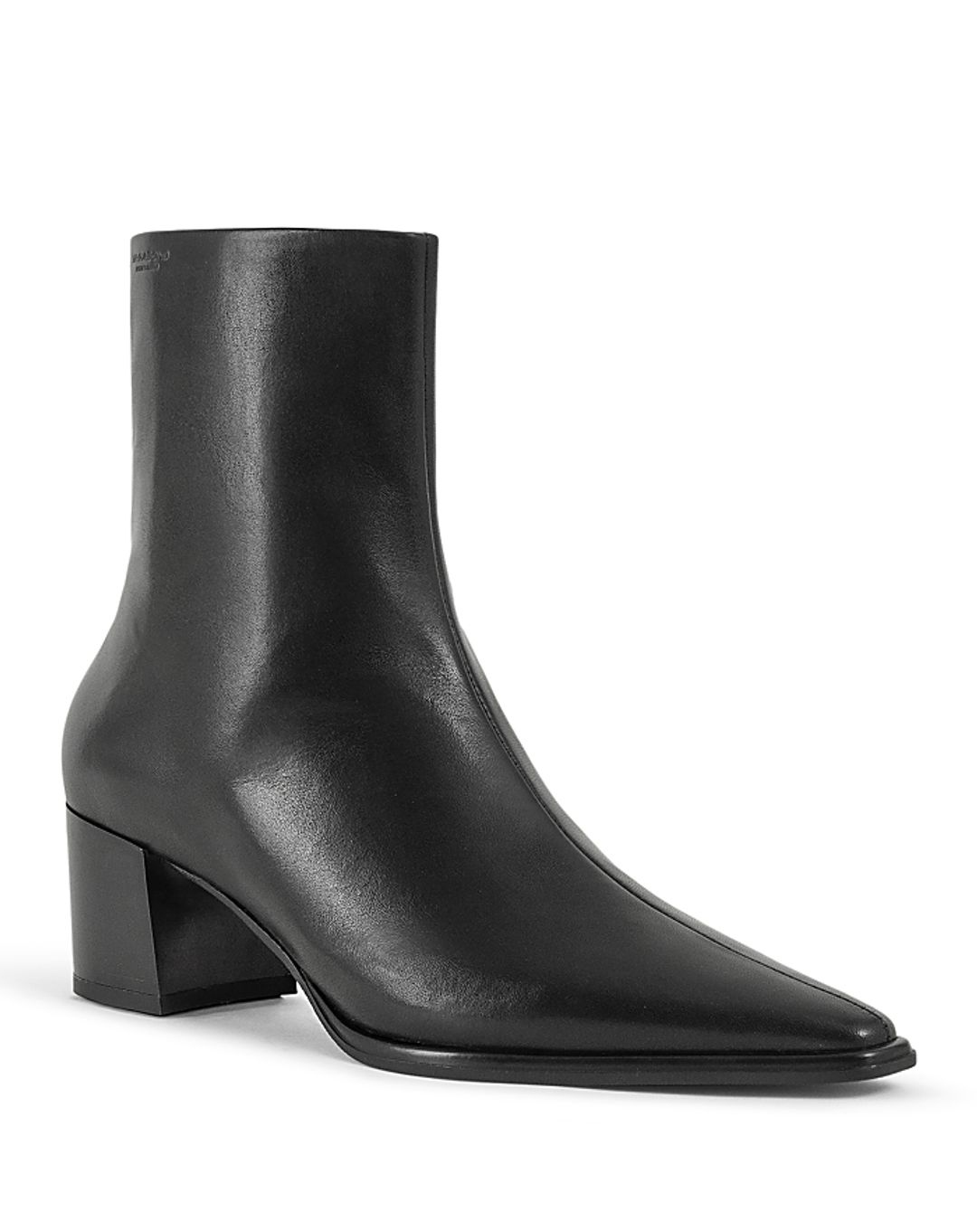 Giselle Pointed Toe Block Heel Ankle Boots