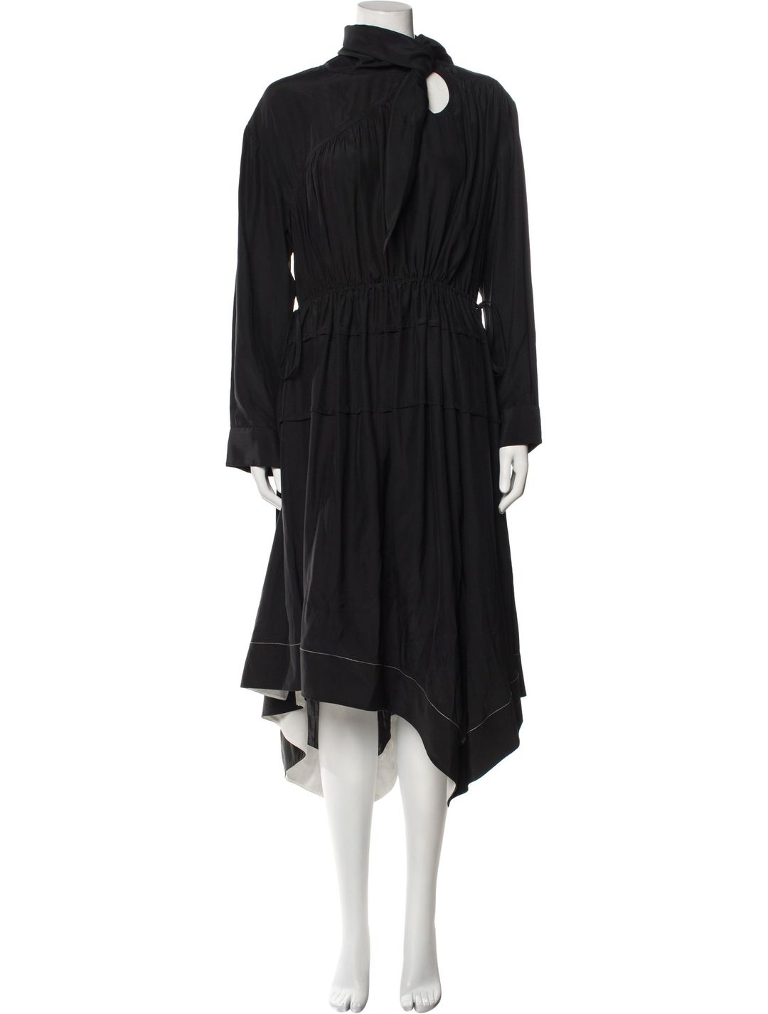3.1 Phillip Lim Mock Neck Long Dress