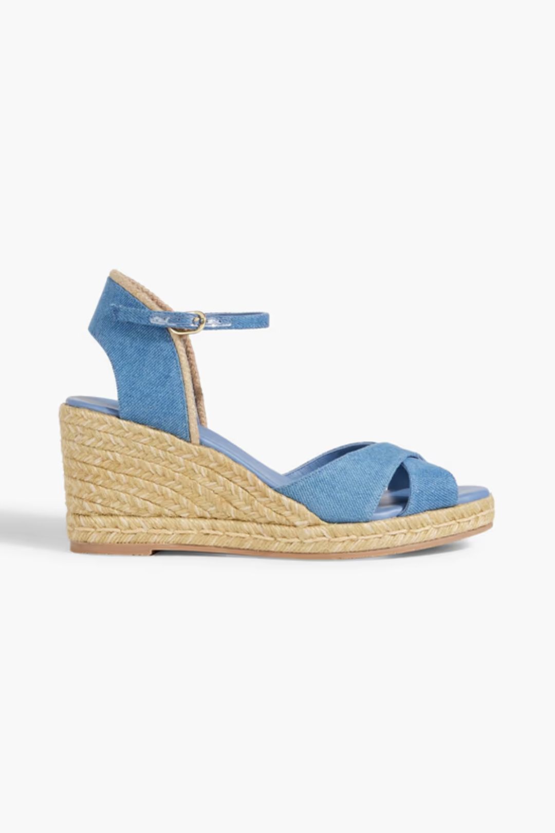 Mirela denim espadrille wedge sandals