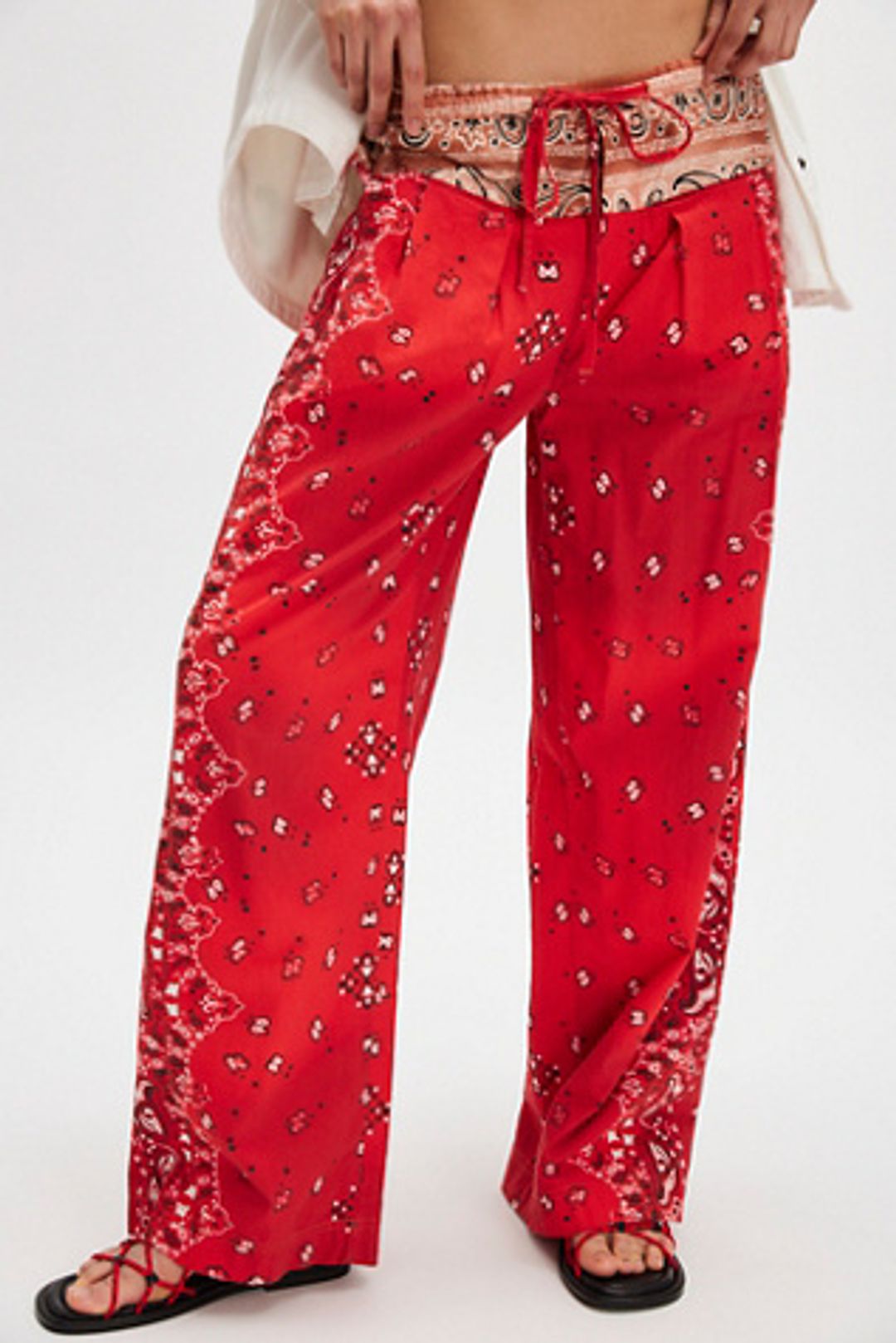 Hudson Canyon Printed Poplin Pants