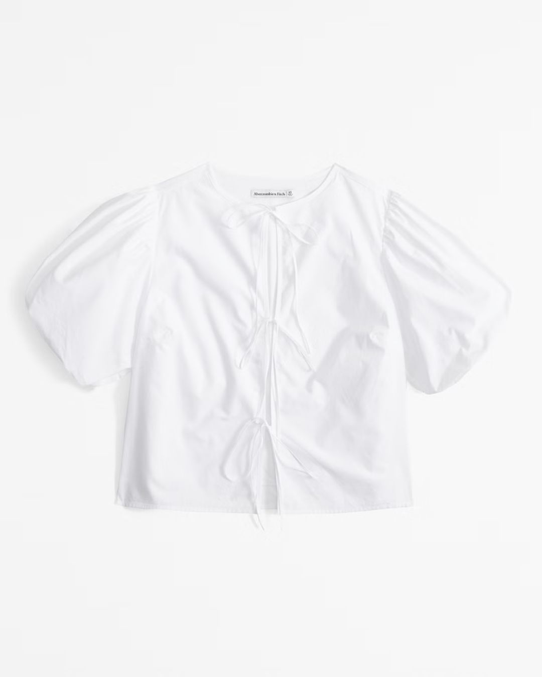 Short-Sleeve Tie-Front Top #2