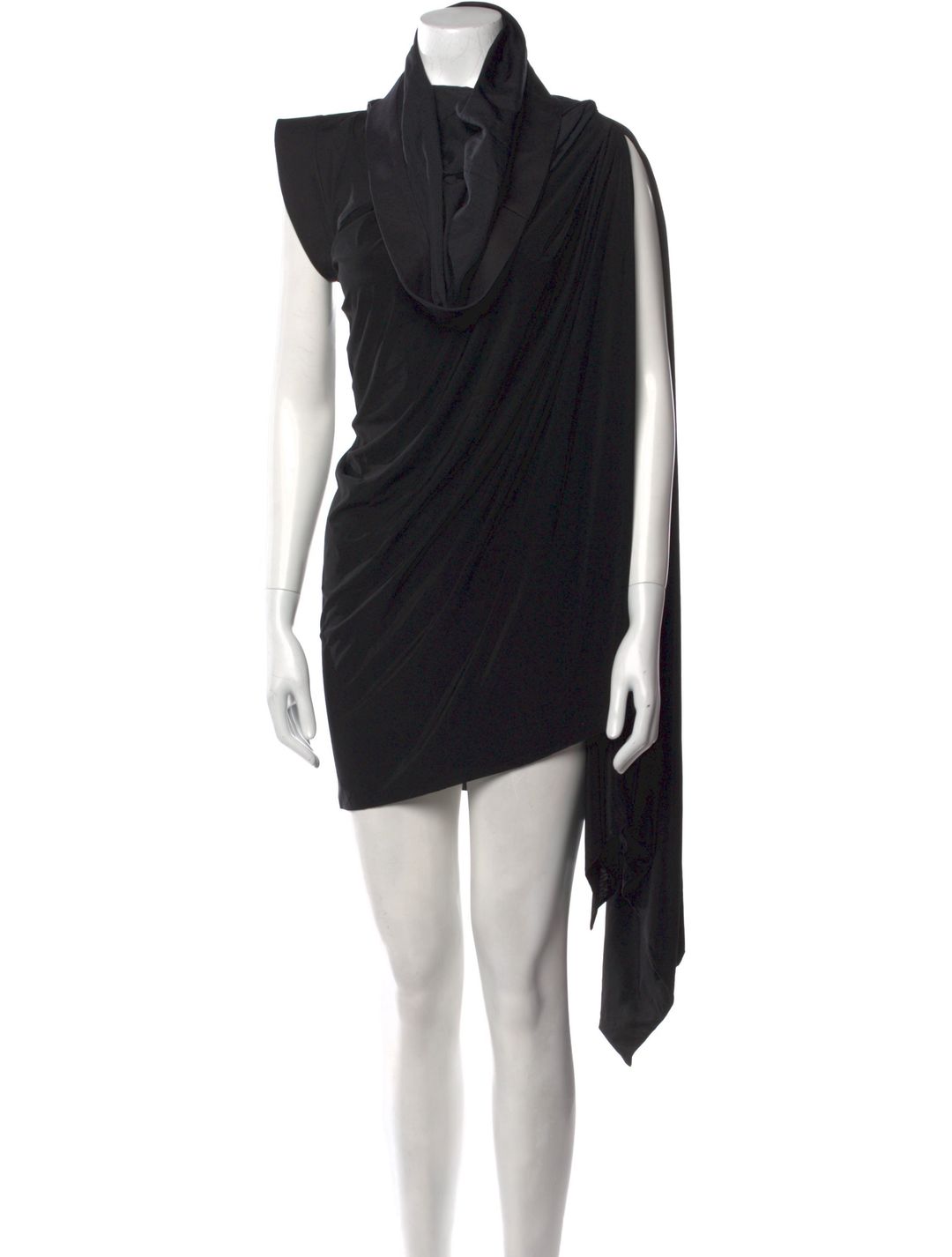 Cowl Neck Mini Dress