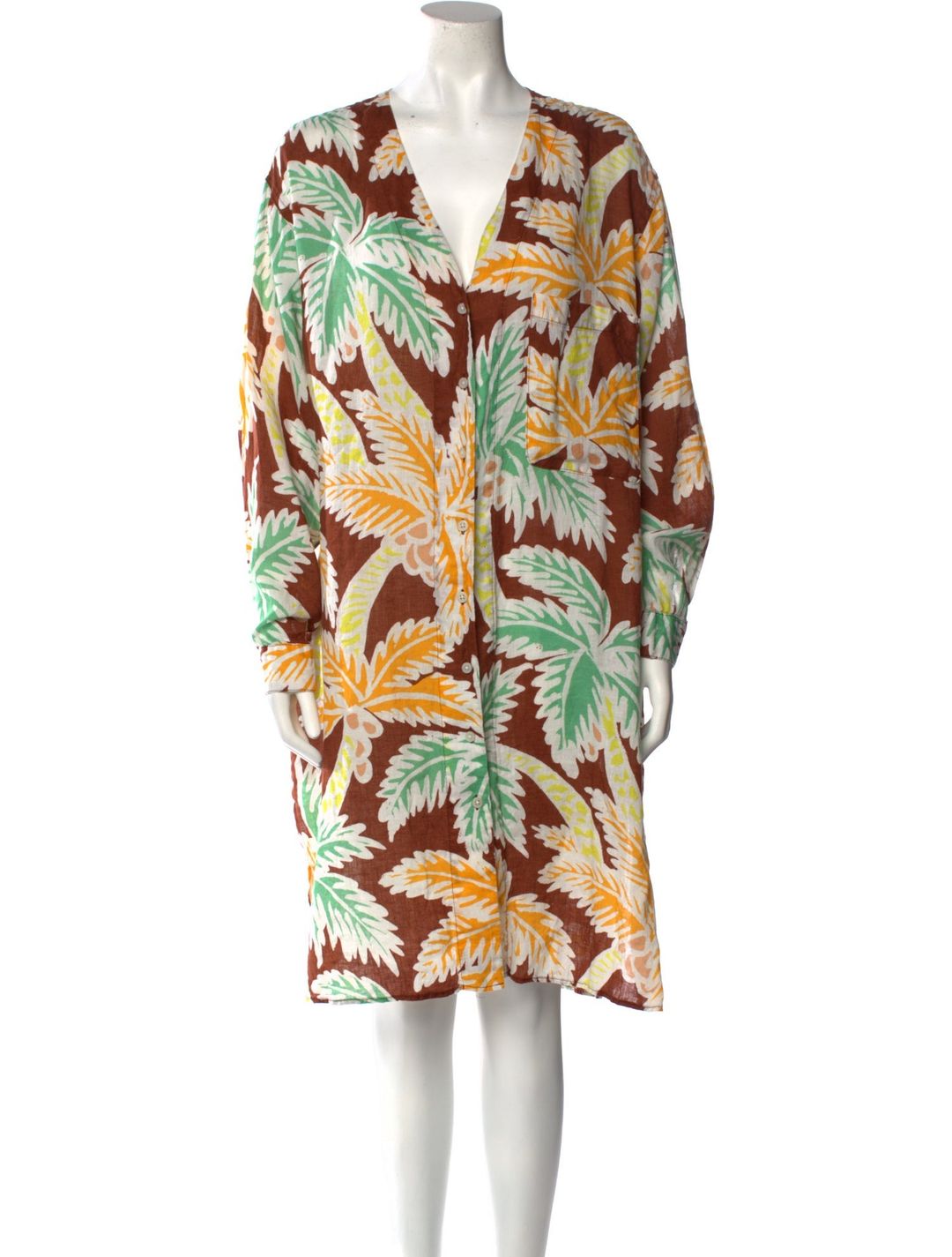 Rachel Comey Floral Print Midi Length Dress