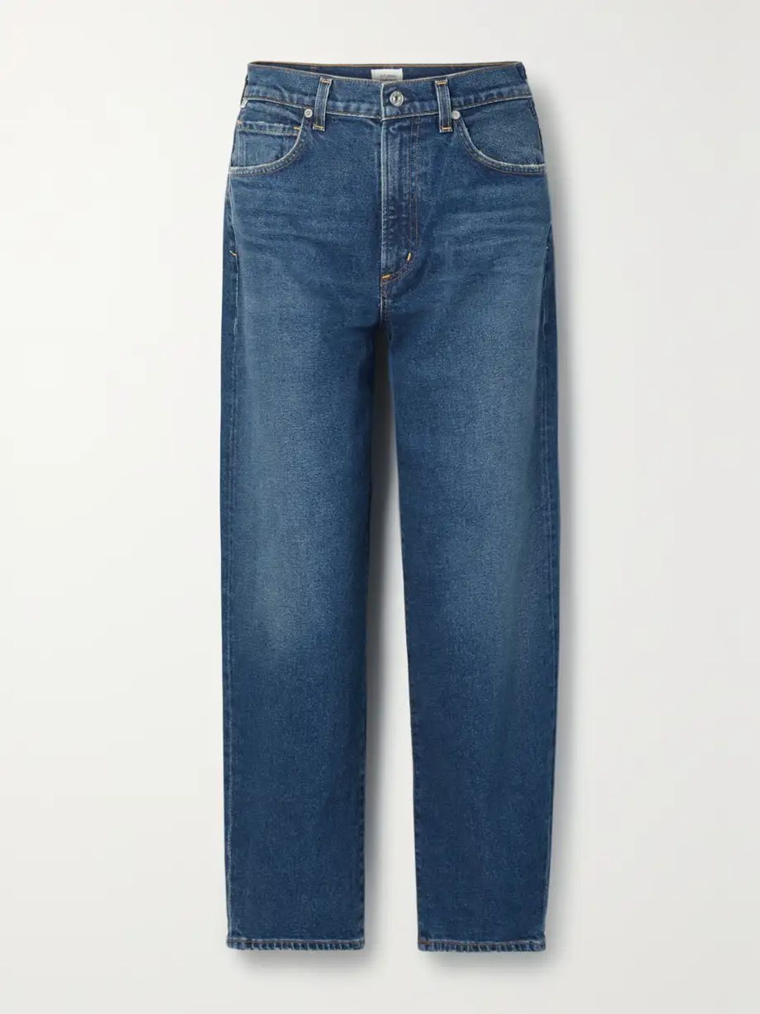 Calista high-rise tapered jeans