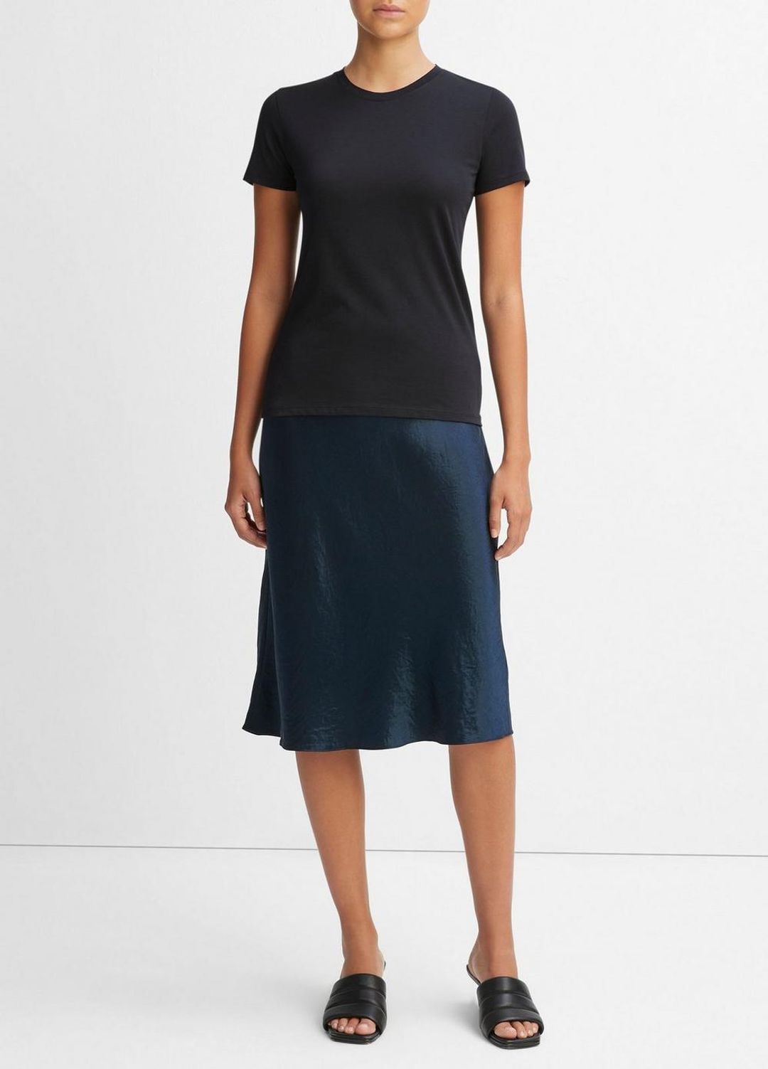 Pima Cotton Crew Neck T-Shirt