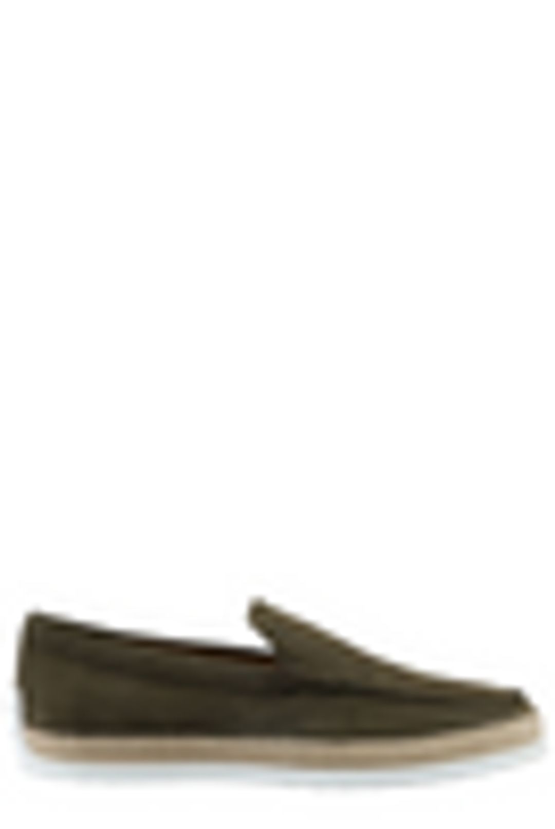 Logo Embossed Slip-On Loafers