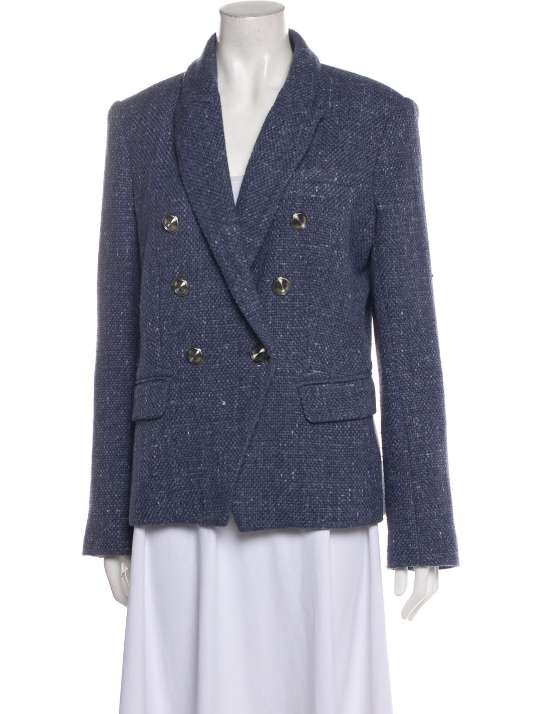 L'Agence Tweed Pattern Blazer