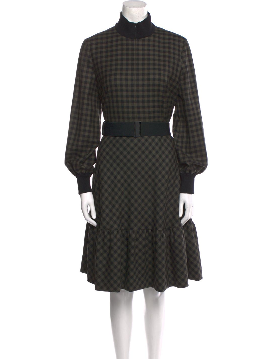 Virgin Wool Knee-Length Dress