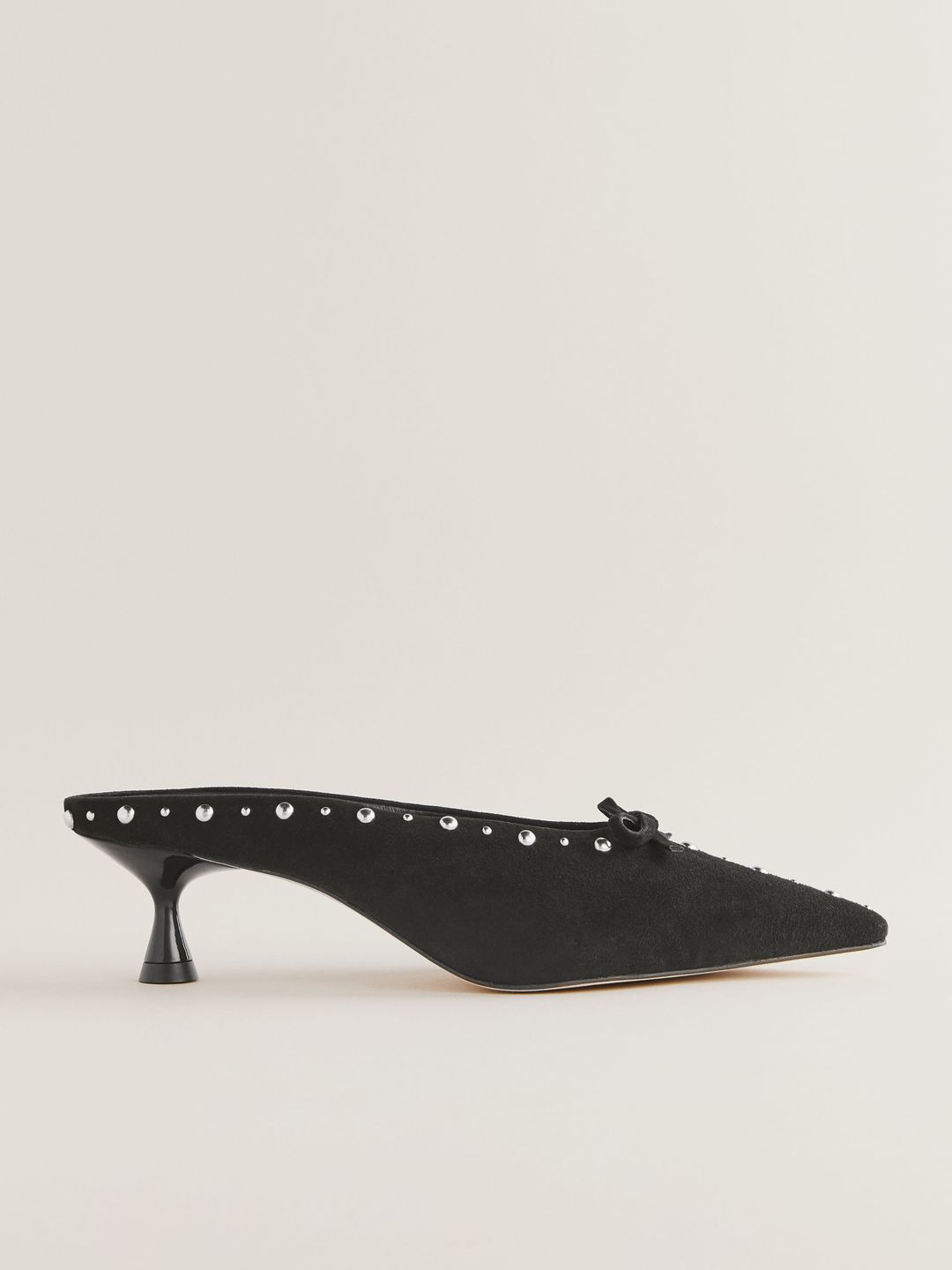 Waldorf Kitten Heeled Mule #3