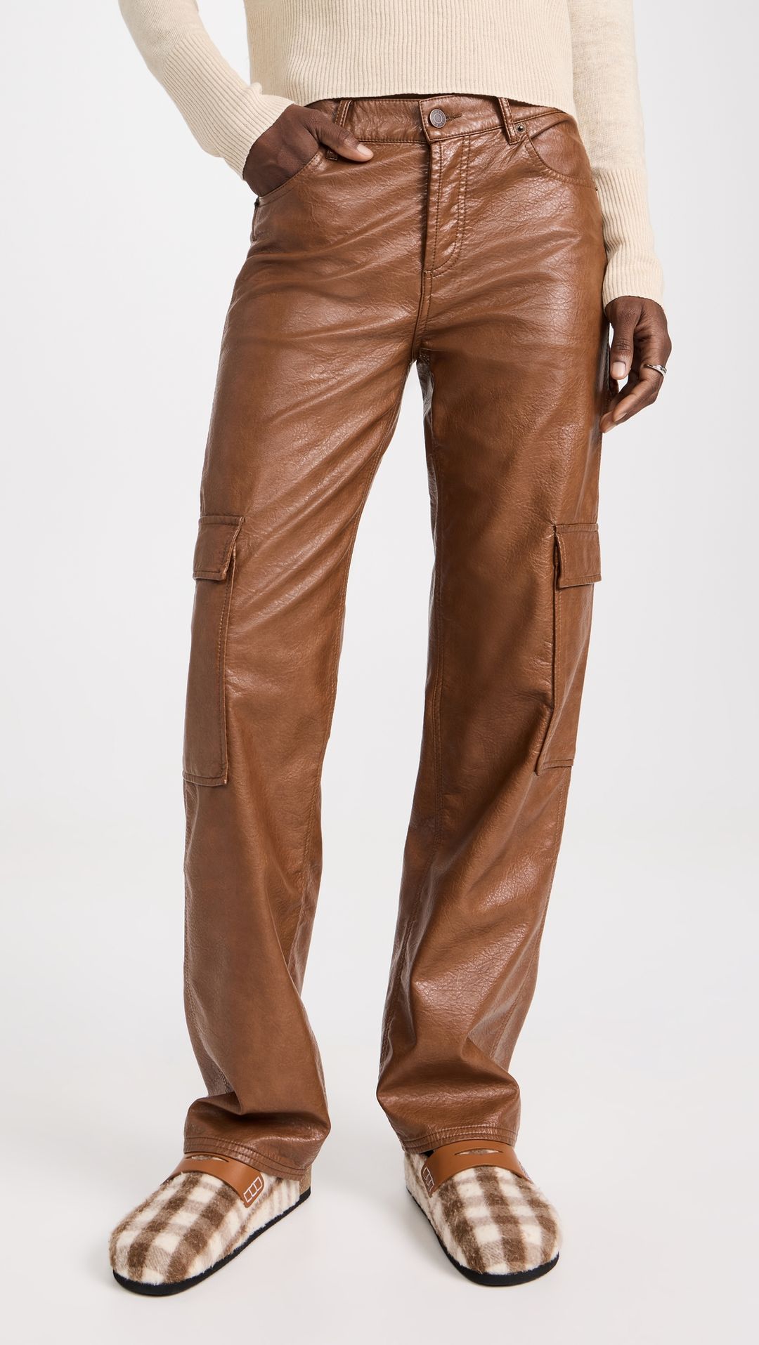 Faux Leather Pants