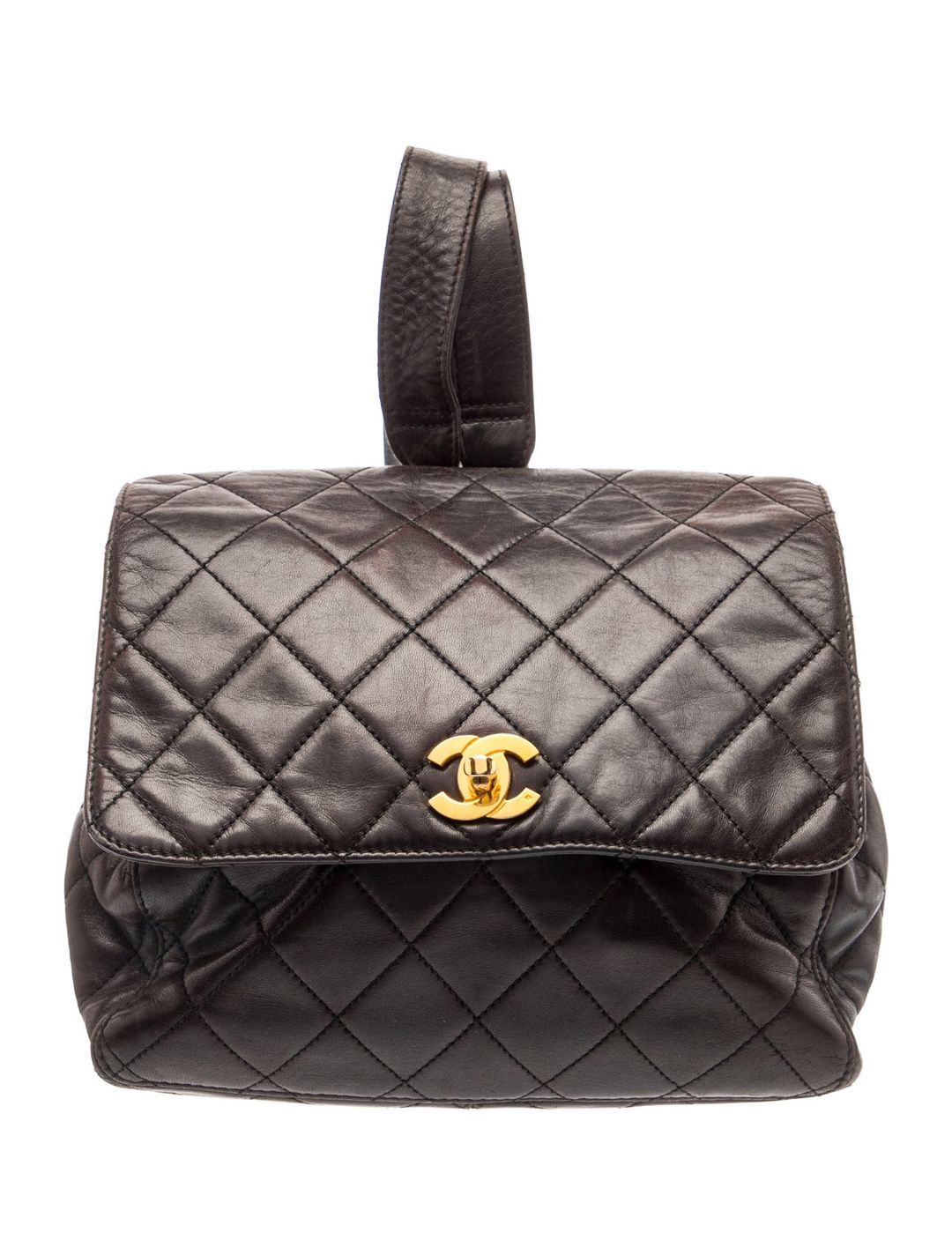 Chanel Quilted CC Flap Backpack