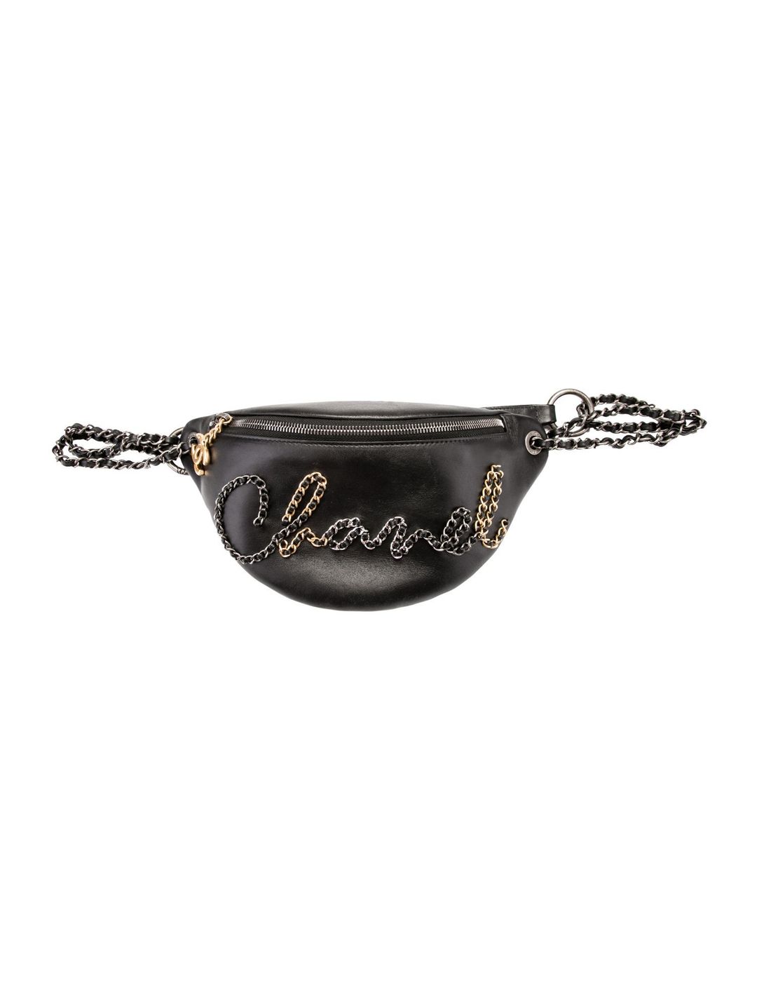 Written In Chain Waist Bag