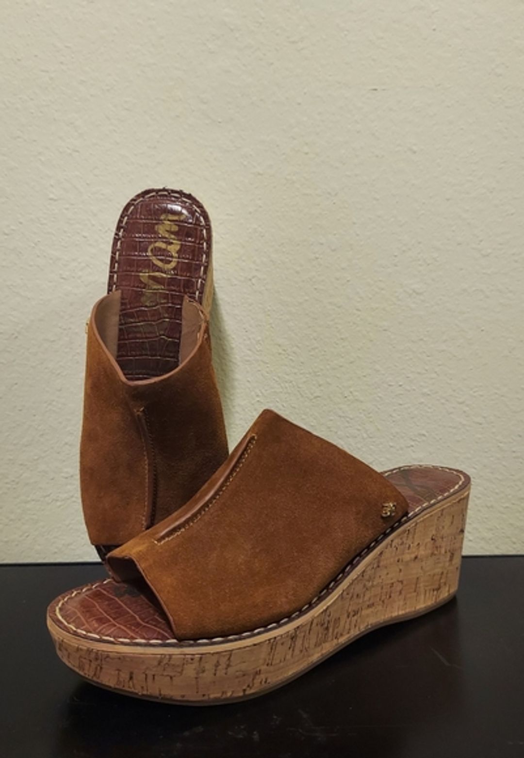 Wedge Cork Platform Mule