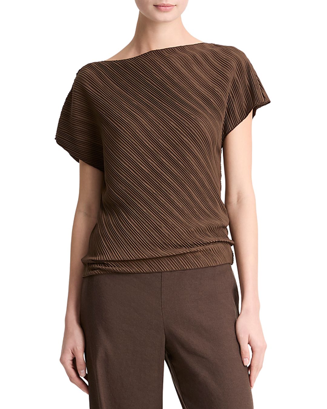 Directional Pleated Top