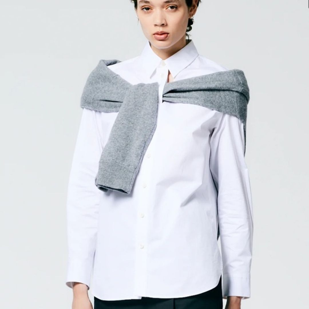 NWT Tibi Eco Poplin Cut Out Charlie Shirt