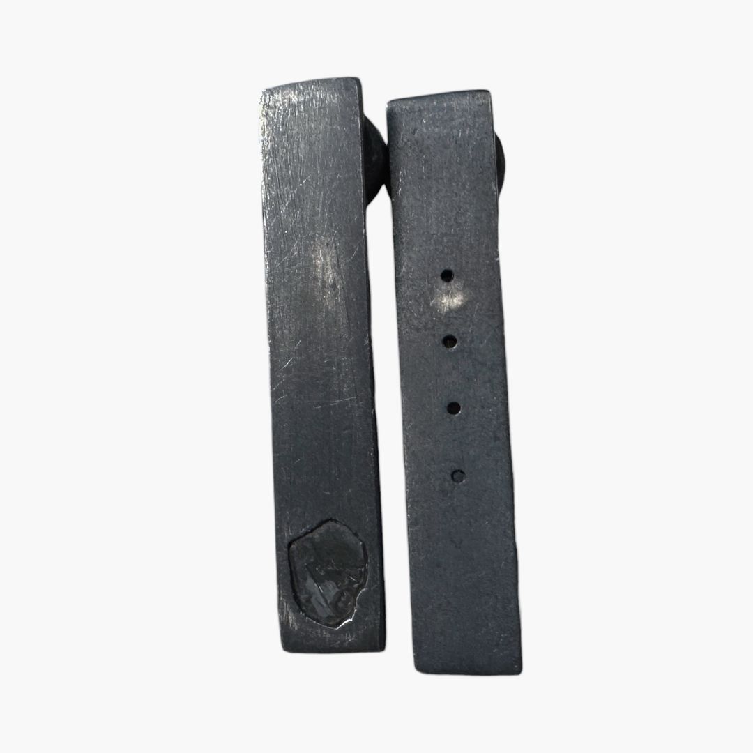 Parts of 4 Plate Earring KA 4 hole diamond slab