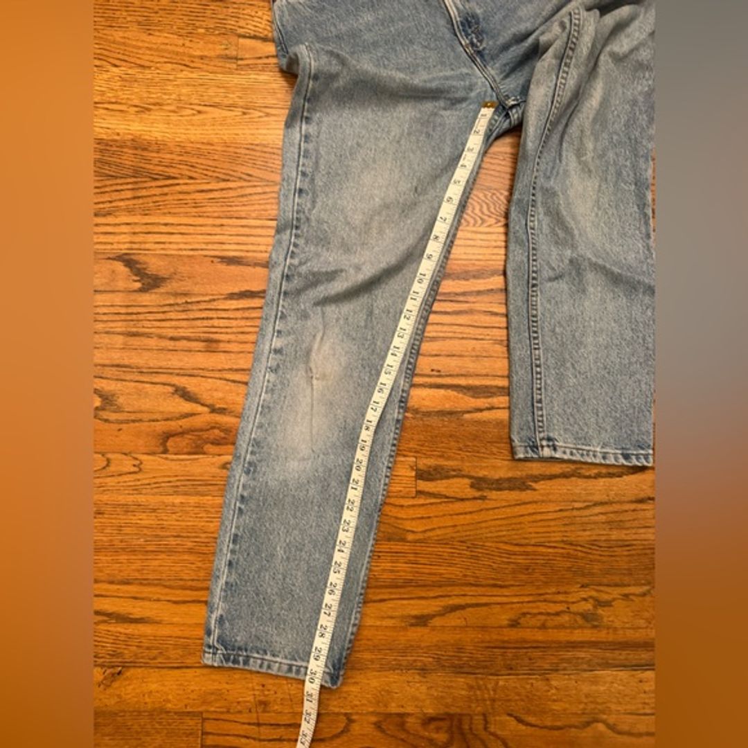 Levi's Made in the USA Vintage Light Blue Straight Leg Jeans