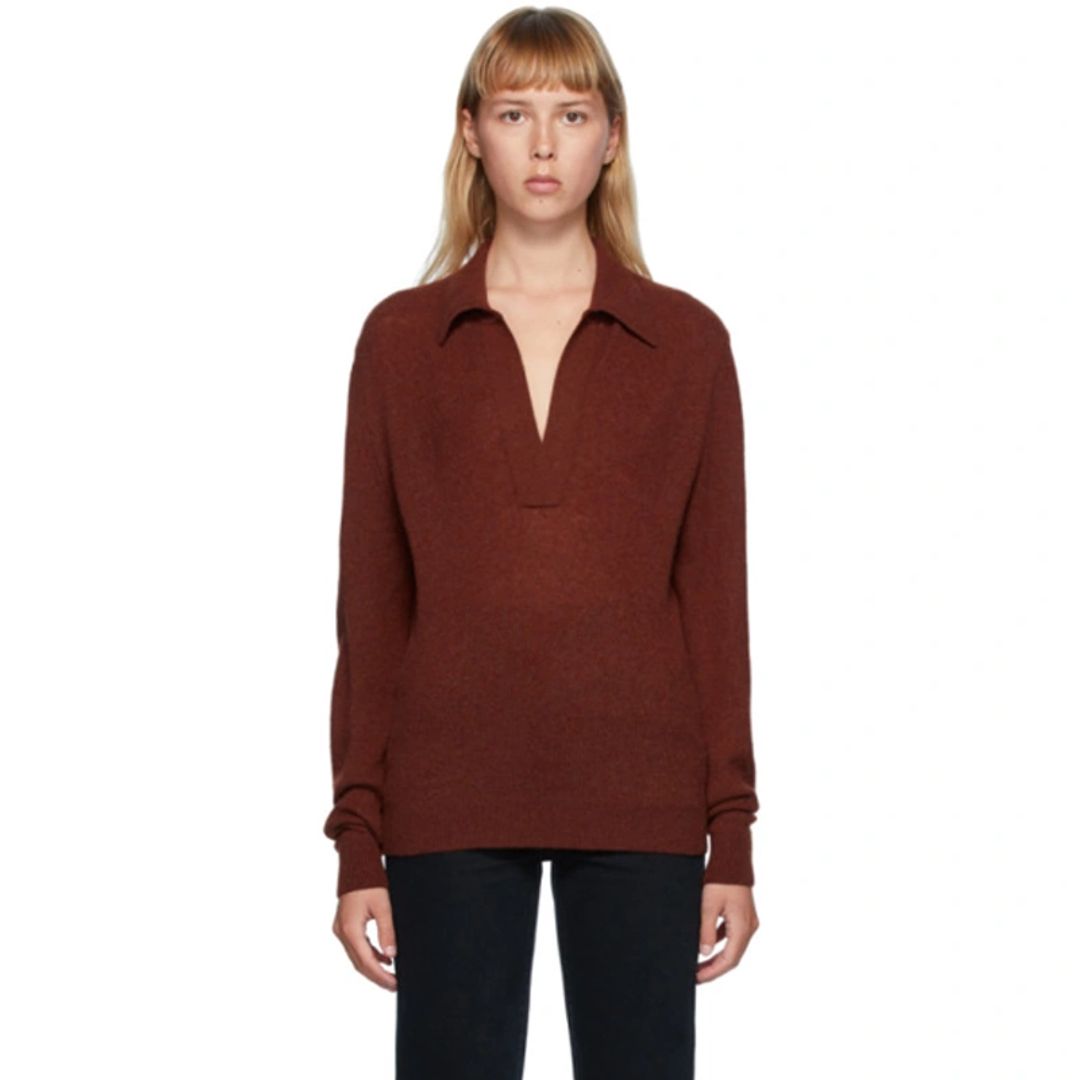 The Jo Sweater in Burgundy #5
