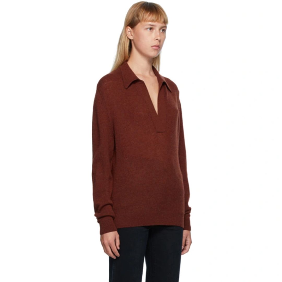 The Jo Sweater in Burgundy #4