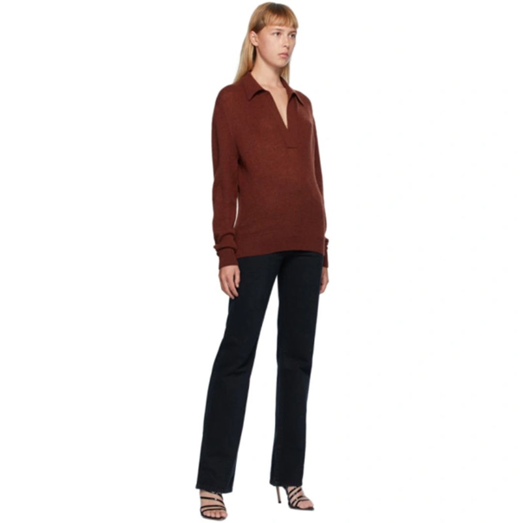 The Jo Sweater in Burgundy #2