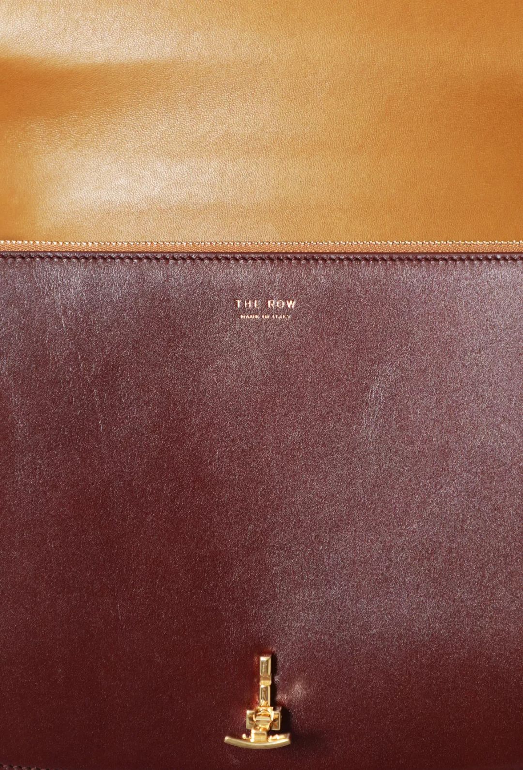 The Row Sofia 10 Small Leather Tote Bag In Red