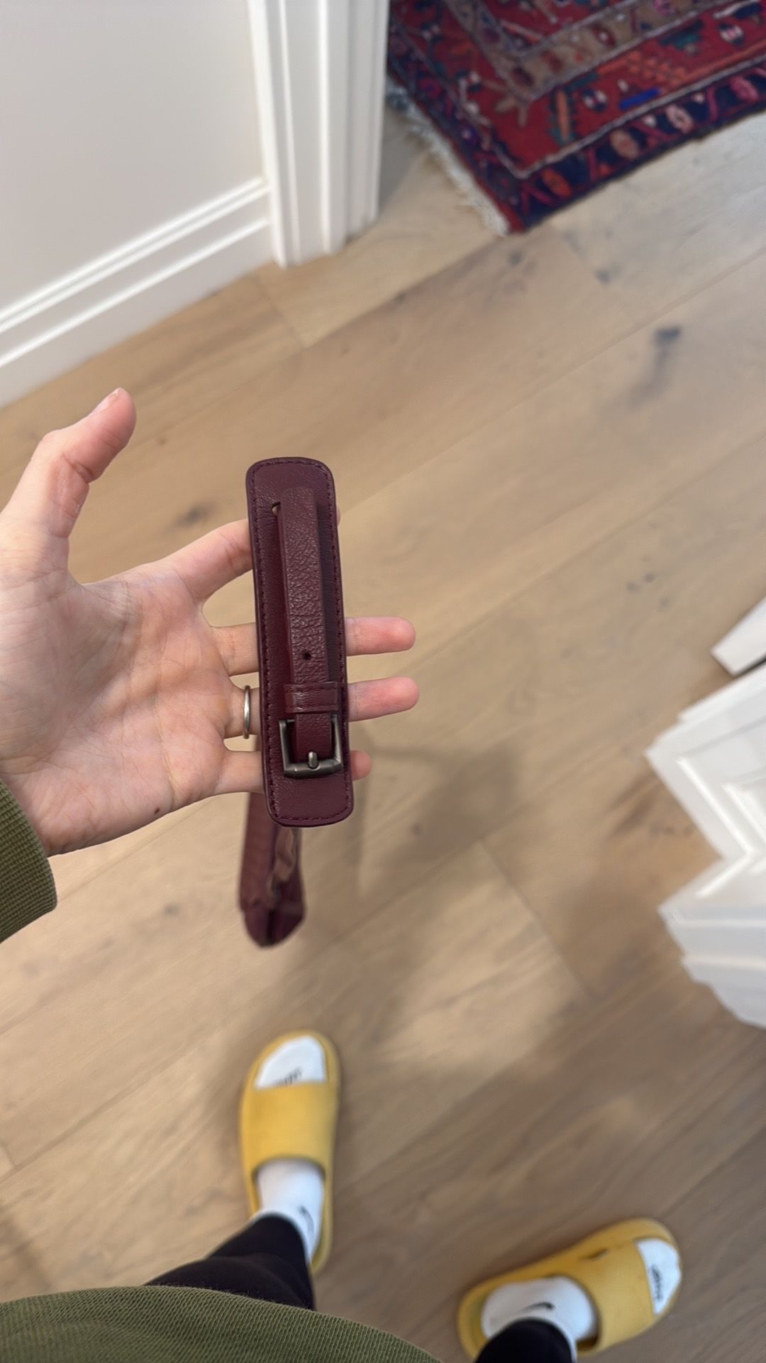 Bottega Veneta Intrecciato Nodini Crossbody Bag in Crimson