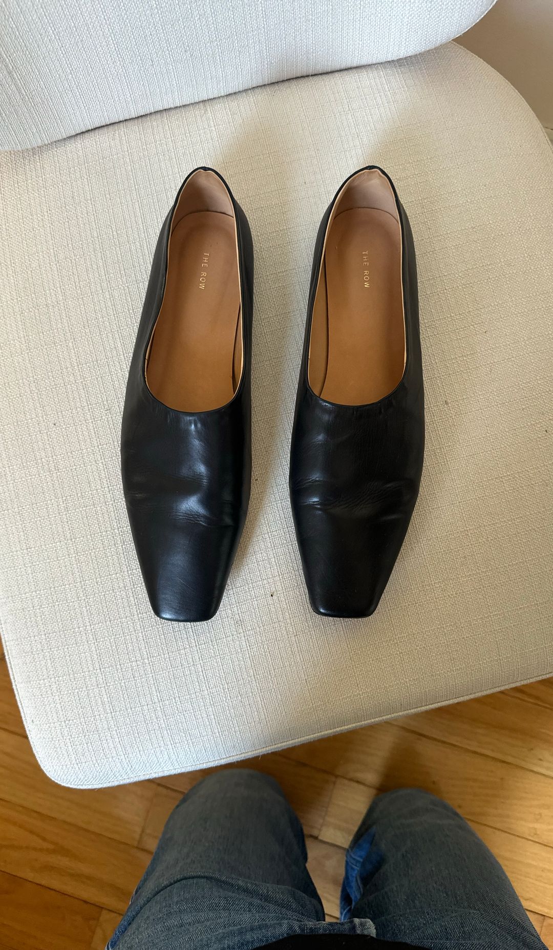 The Row Leather Mules