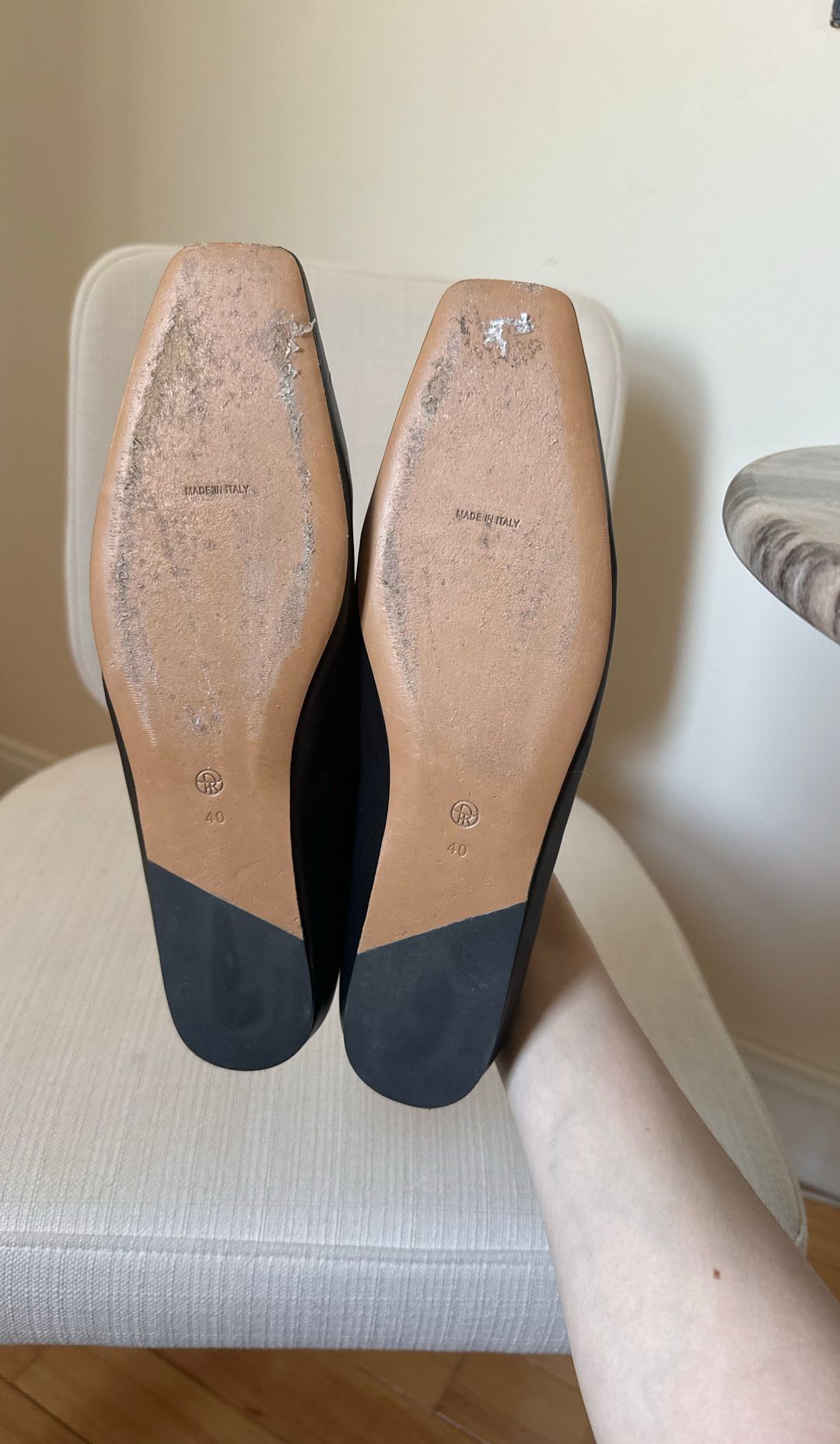 The Row Leather Mules