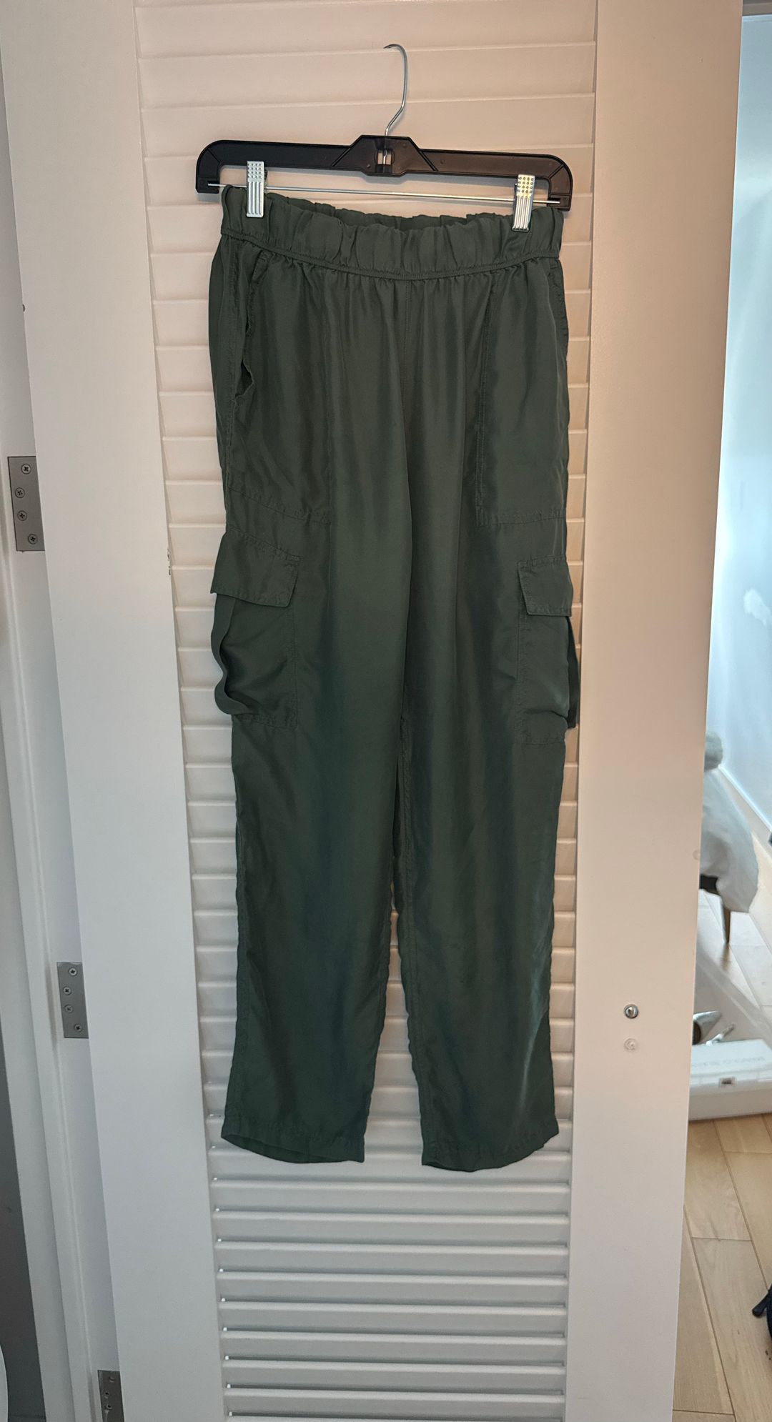 Unsubscribed unsubscribed washable silk cargo pant