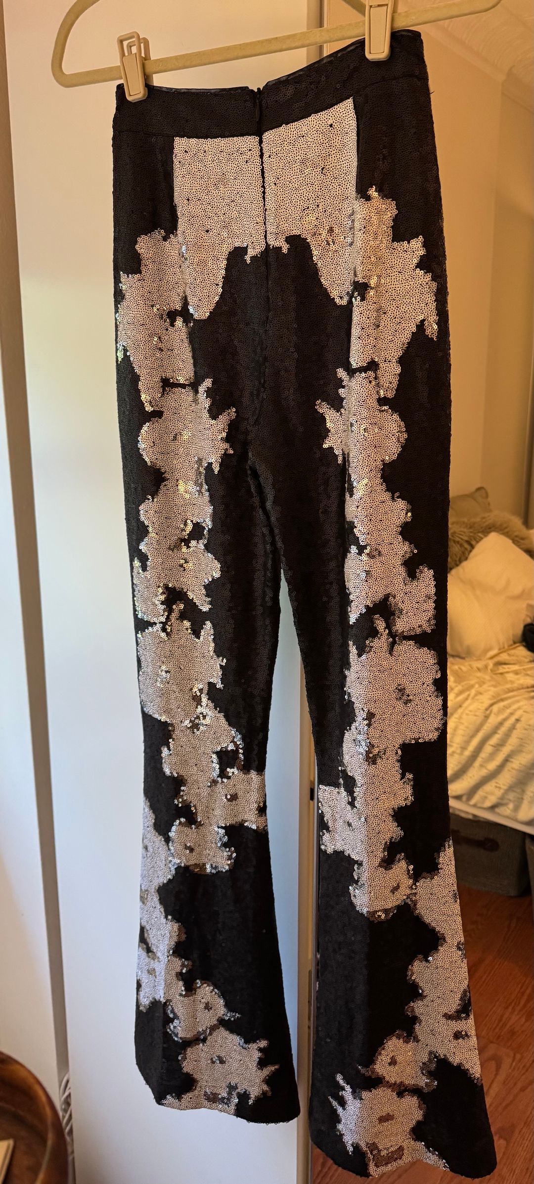 Sequin Flared Pants